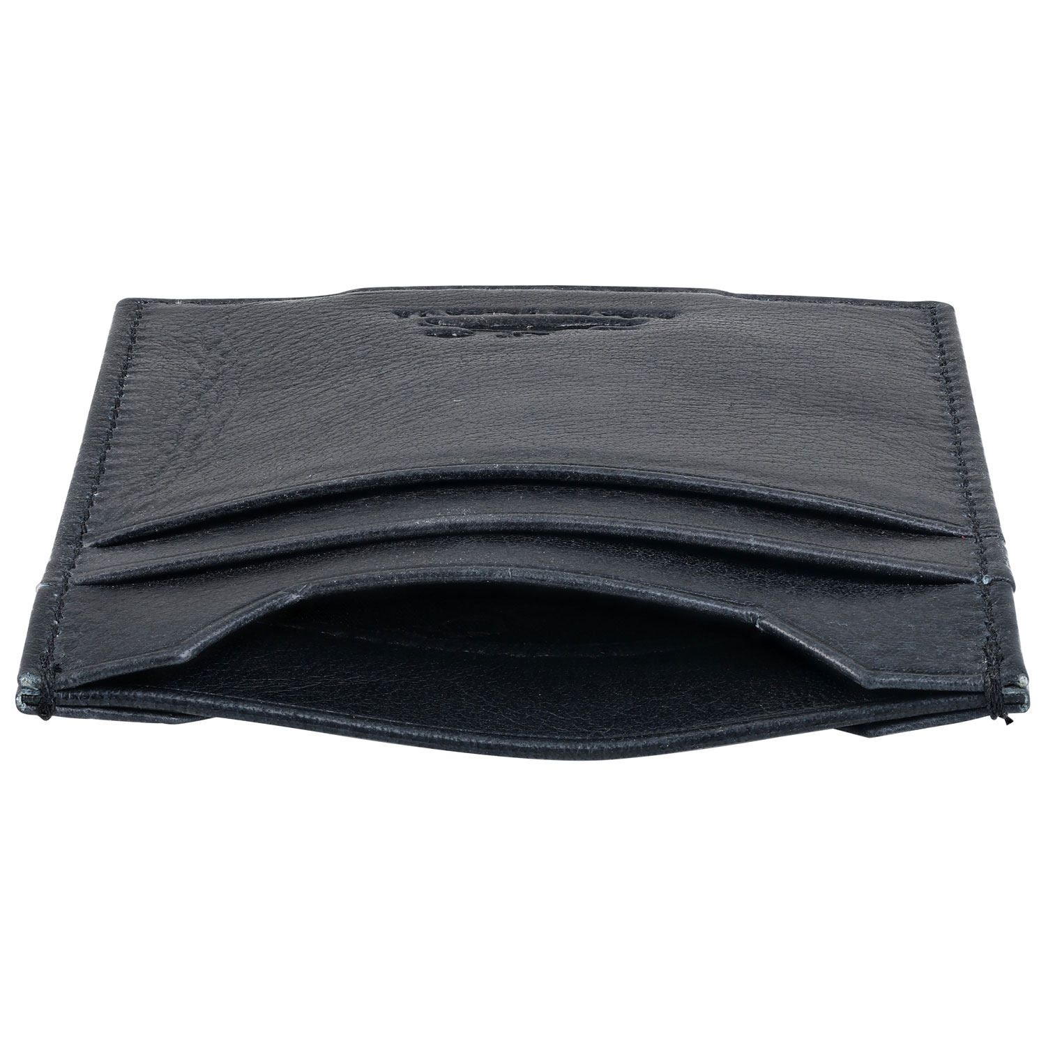 Portefeuille RFID en cuir véritable avec pince à billets Bellagio de Mancini - Noir