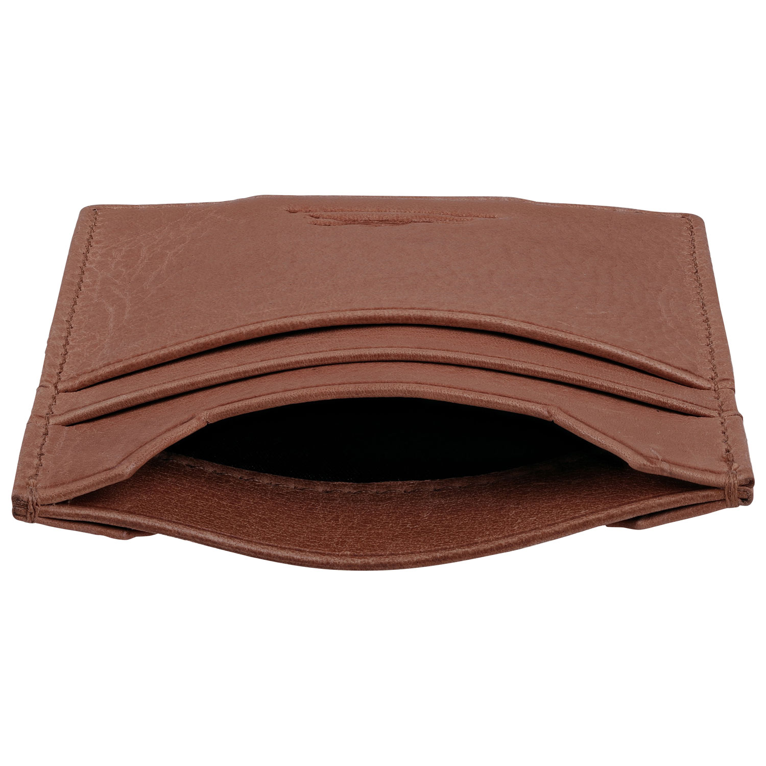 Portefeuille RFID en cuir véritable avec pince à billets Bellagio de Mancini - Brun