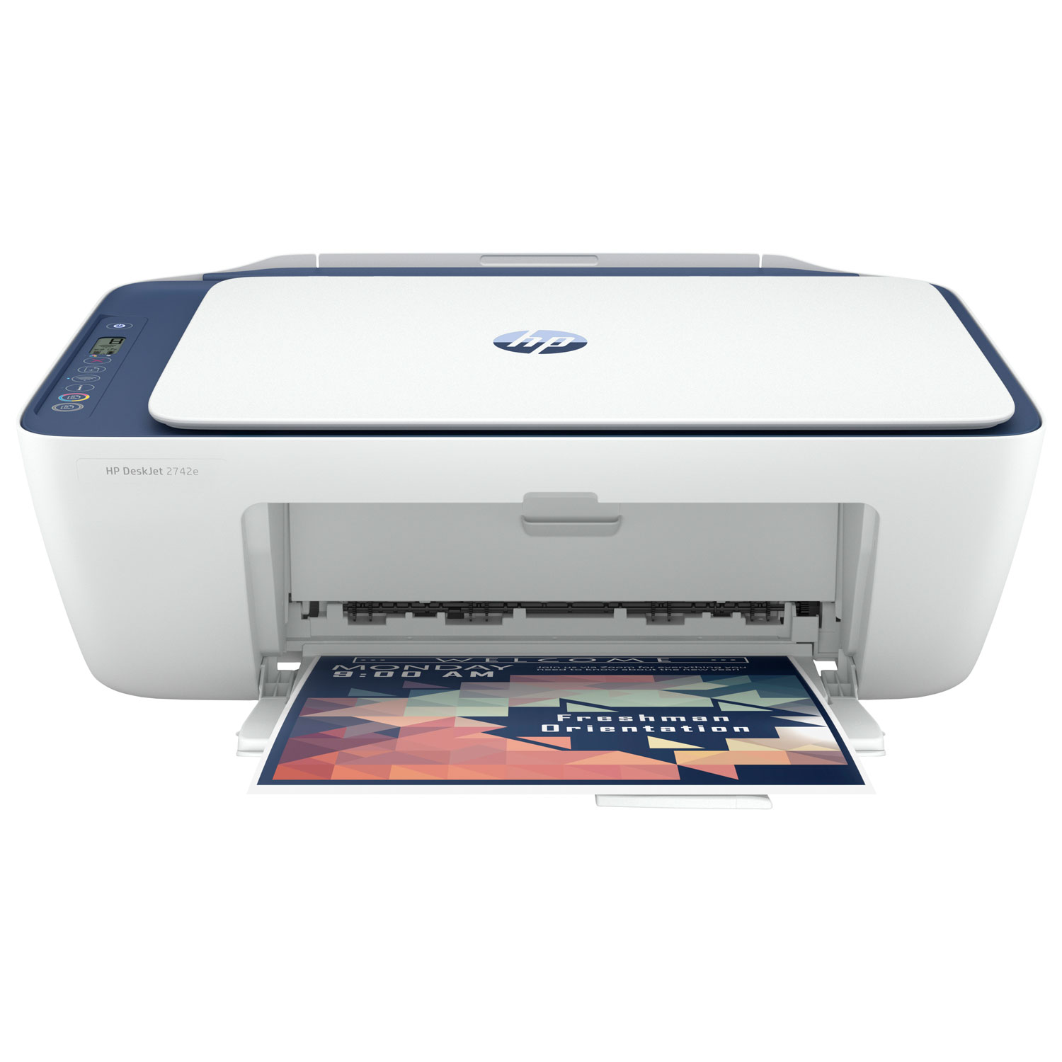 HP DeskJet 2742e Wireless All-In-One Inkjet Printer - Blue Steel