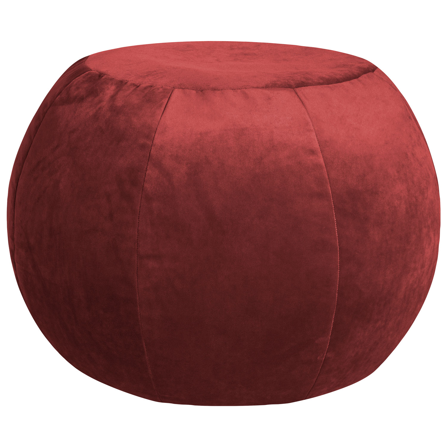 Gouchee Home Plump Velvet Polyester Pouf - Masala