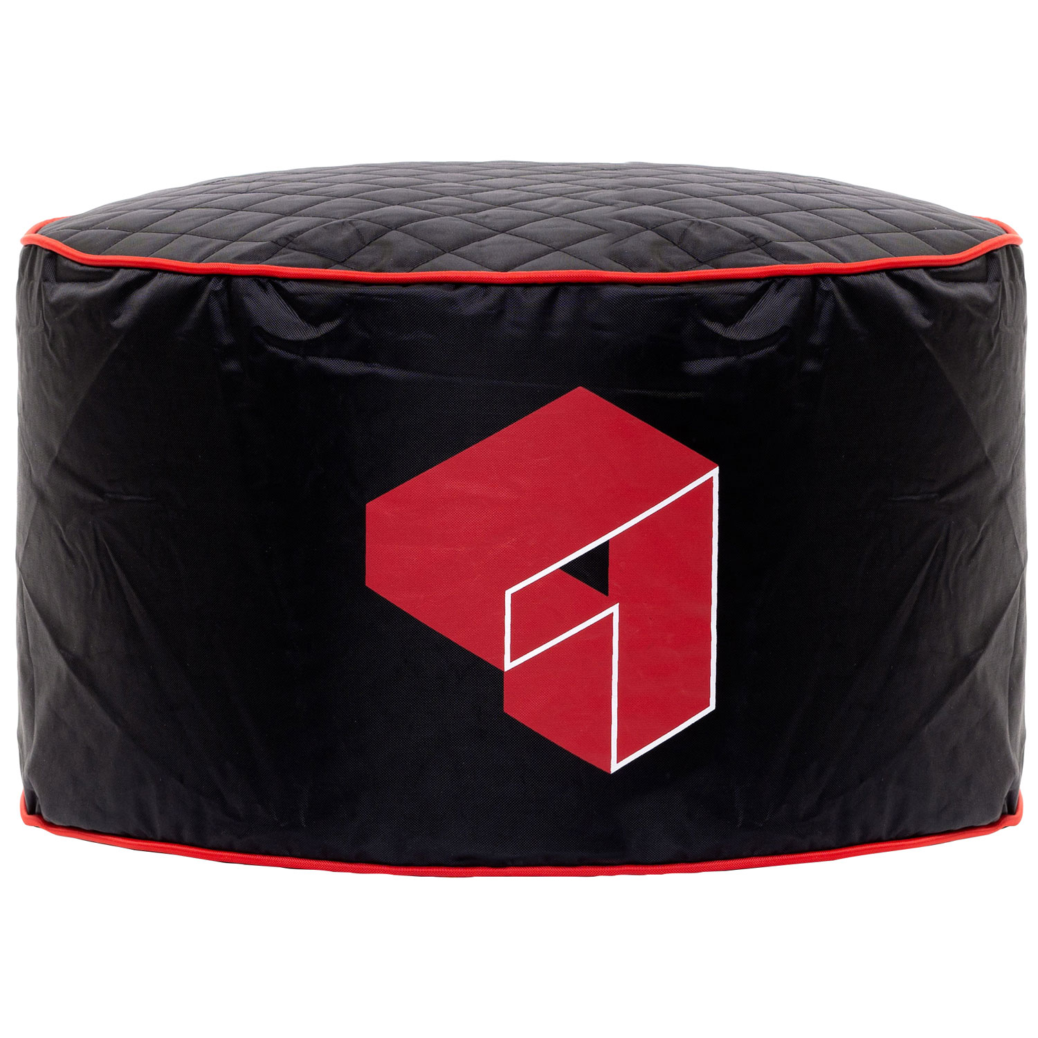 Gouchee Home Siteazee Polyester Pouf - Red