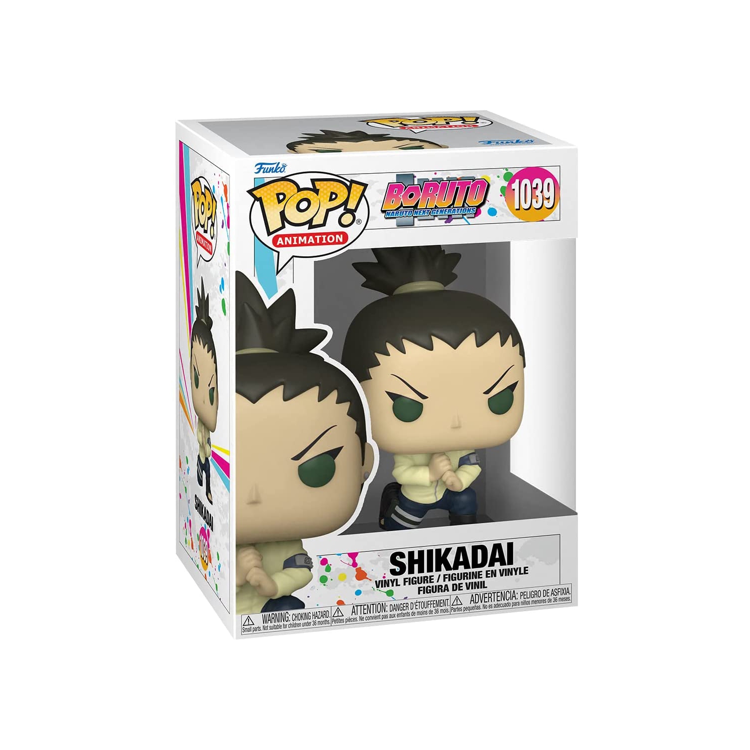 Pop animation Boruto de 3.75 po figurine d’action Naruto - Shikadai #1039
