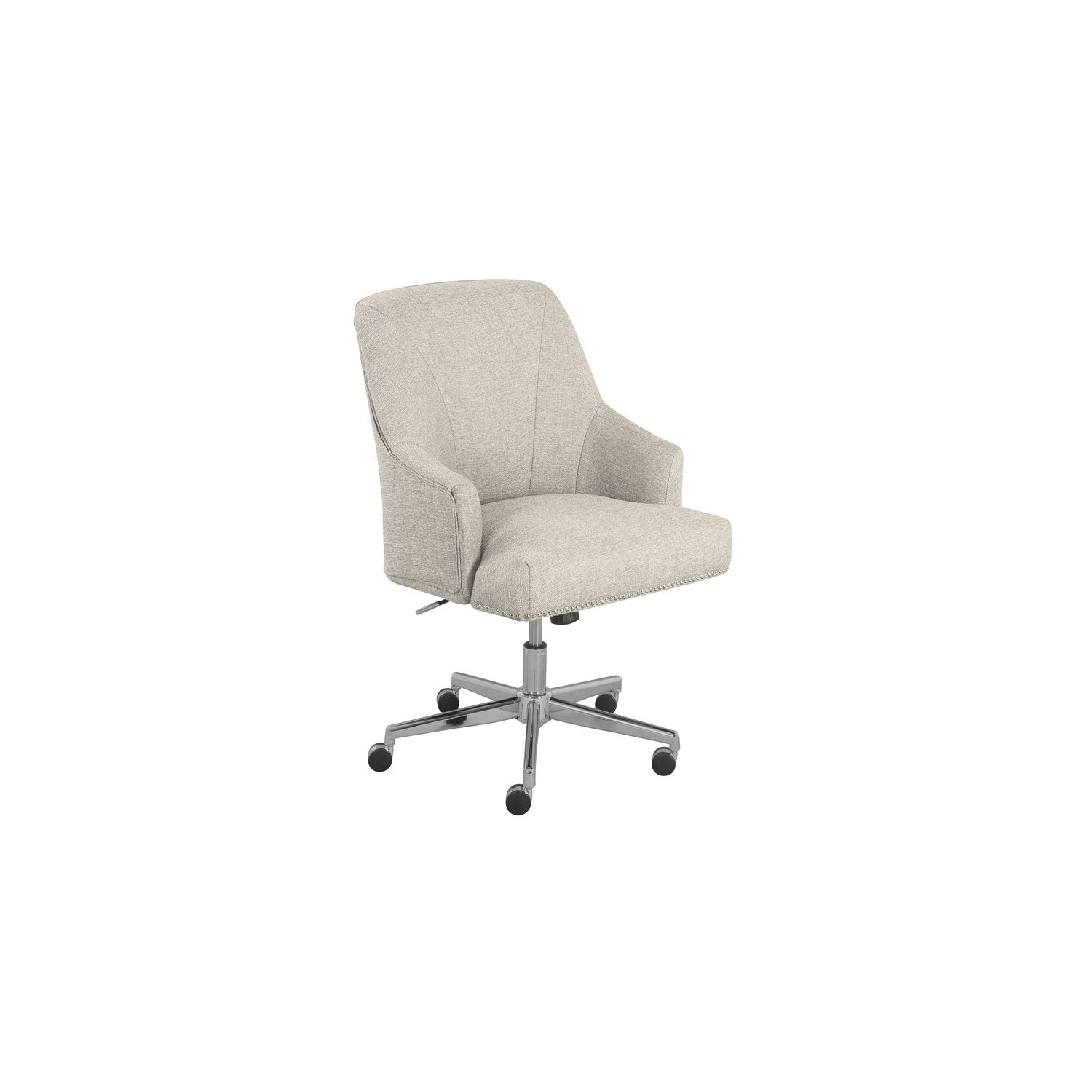 Scranton & Co Contemporary Office Chair in Light Gray