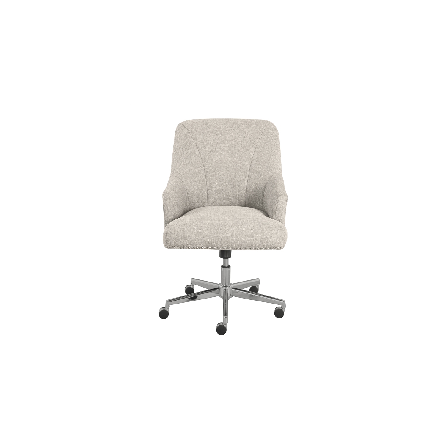 Scranton & Co Contemporary Office Chair in Light Gray