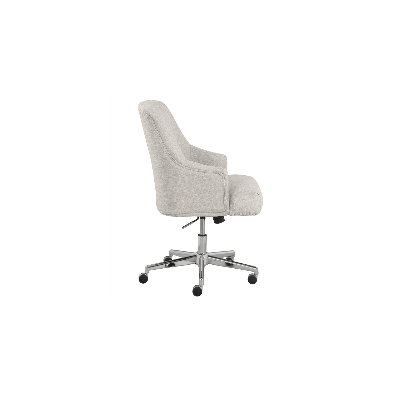 Scranton & Co Contemporary Office Chair in Light Gray