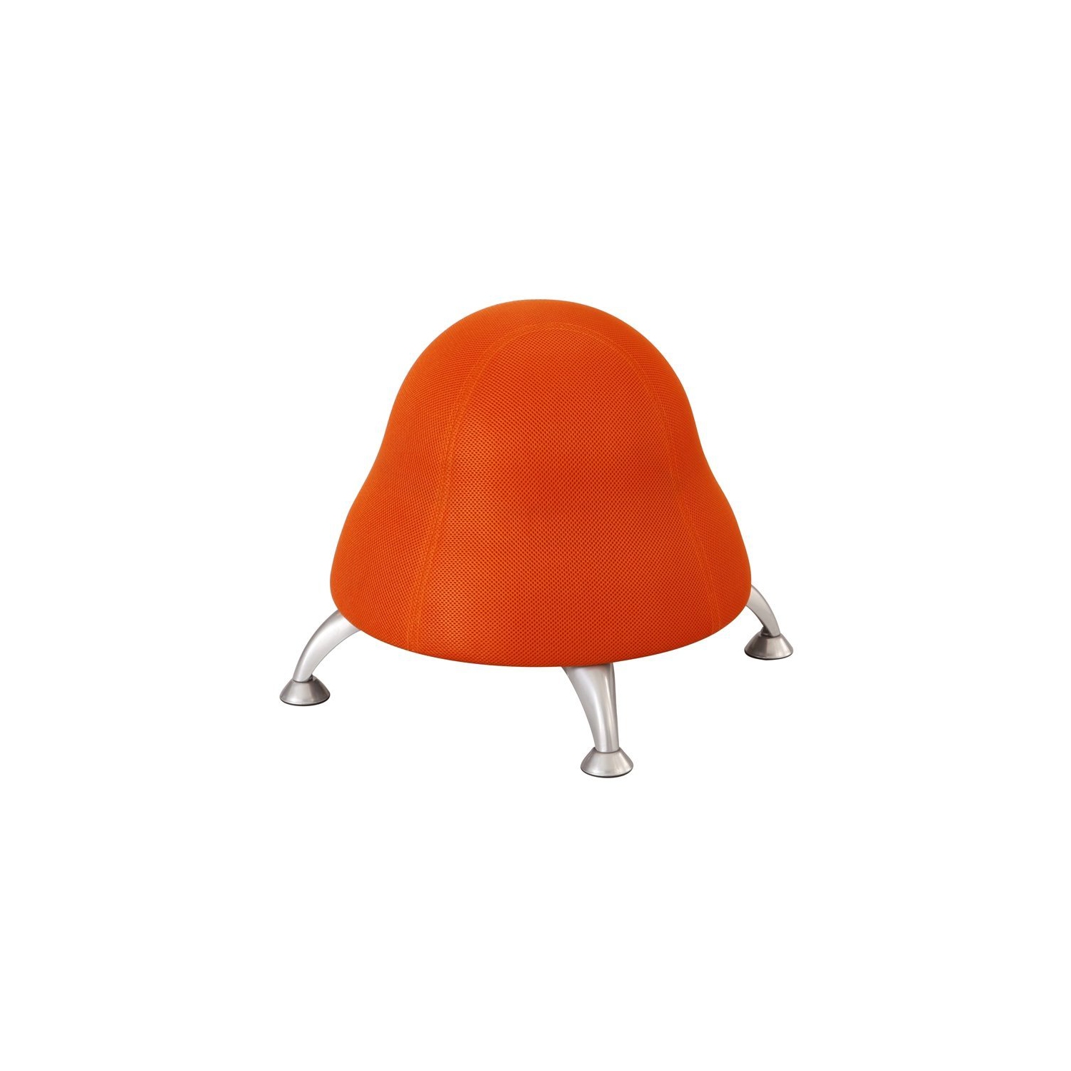 Chaise à ballon en vinyle à profil bas Scranton & Co, orange