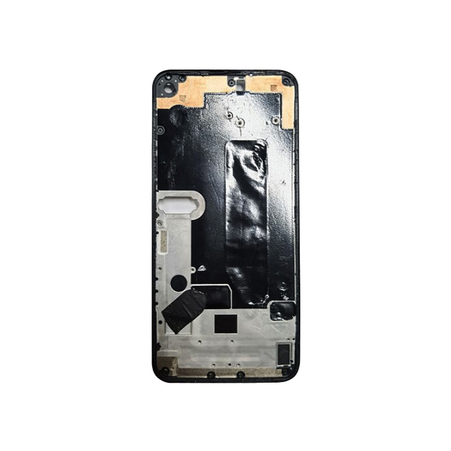 Replacement Front Housing LCD Frame Bezel Plate For Google Pixel 4a - Black