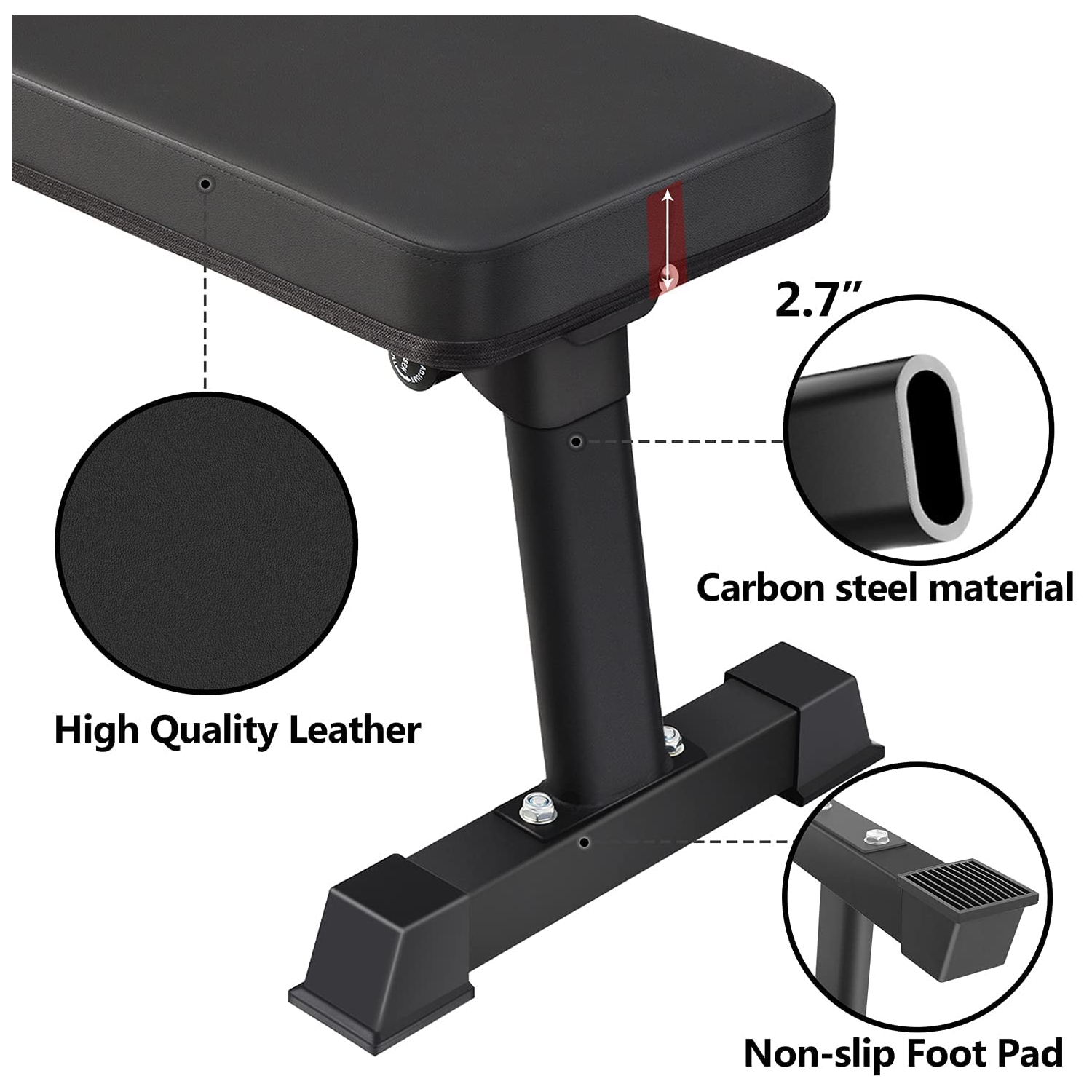 Banc ajustable Bangtong&Li,banc utilitaire pour entraînement complet - pliable tout usage