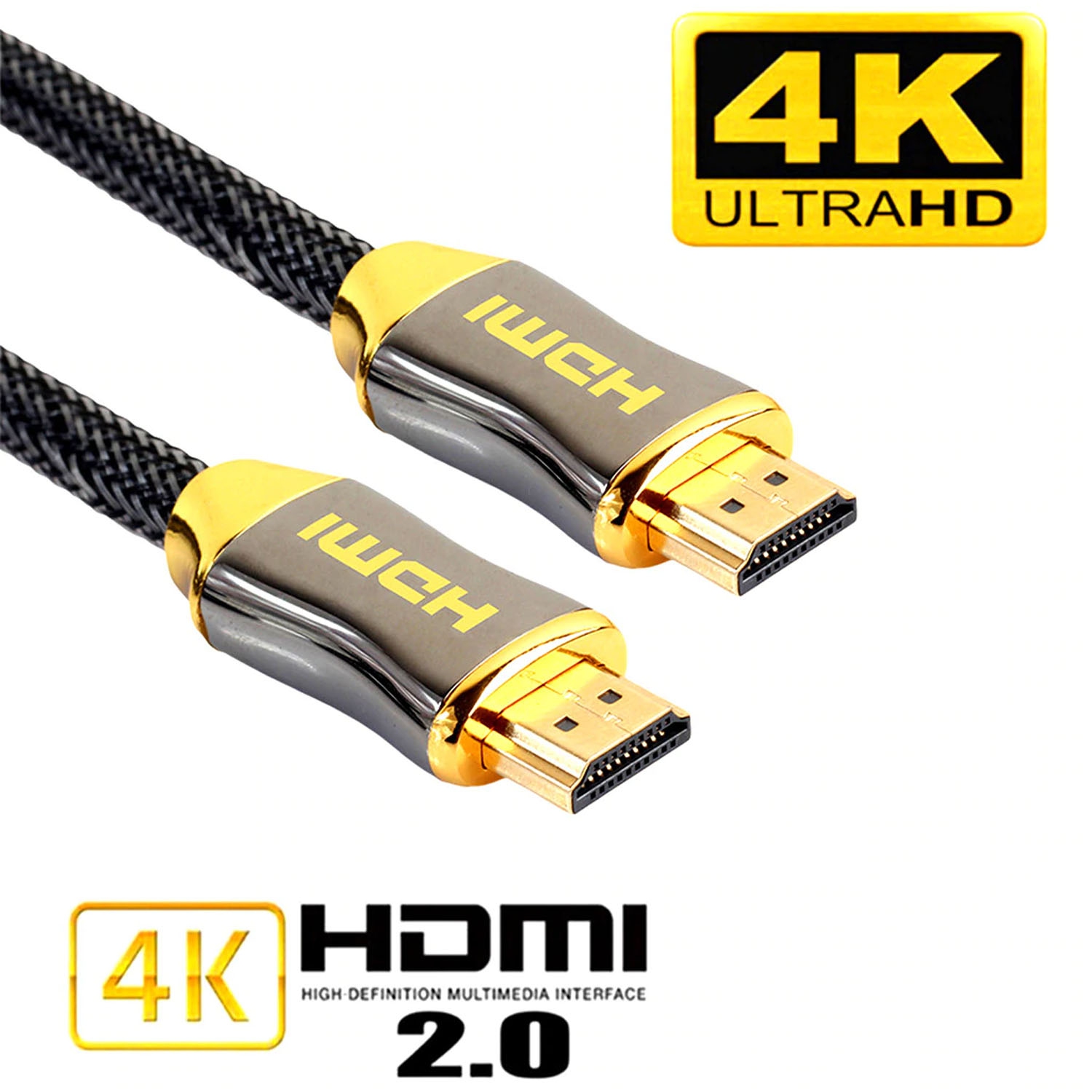 ISTAR 4K 60Hz HDMI Cable HDR, HDCP 2.2/1.4 18Gbps High Speed Audio Video HDMI to HDMI Cable Braided Cord for Samsung LG SONY TCL PS5 PS4 TV box 8K Splitter Switch Box (10M / 32.8ft)