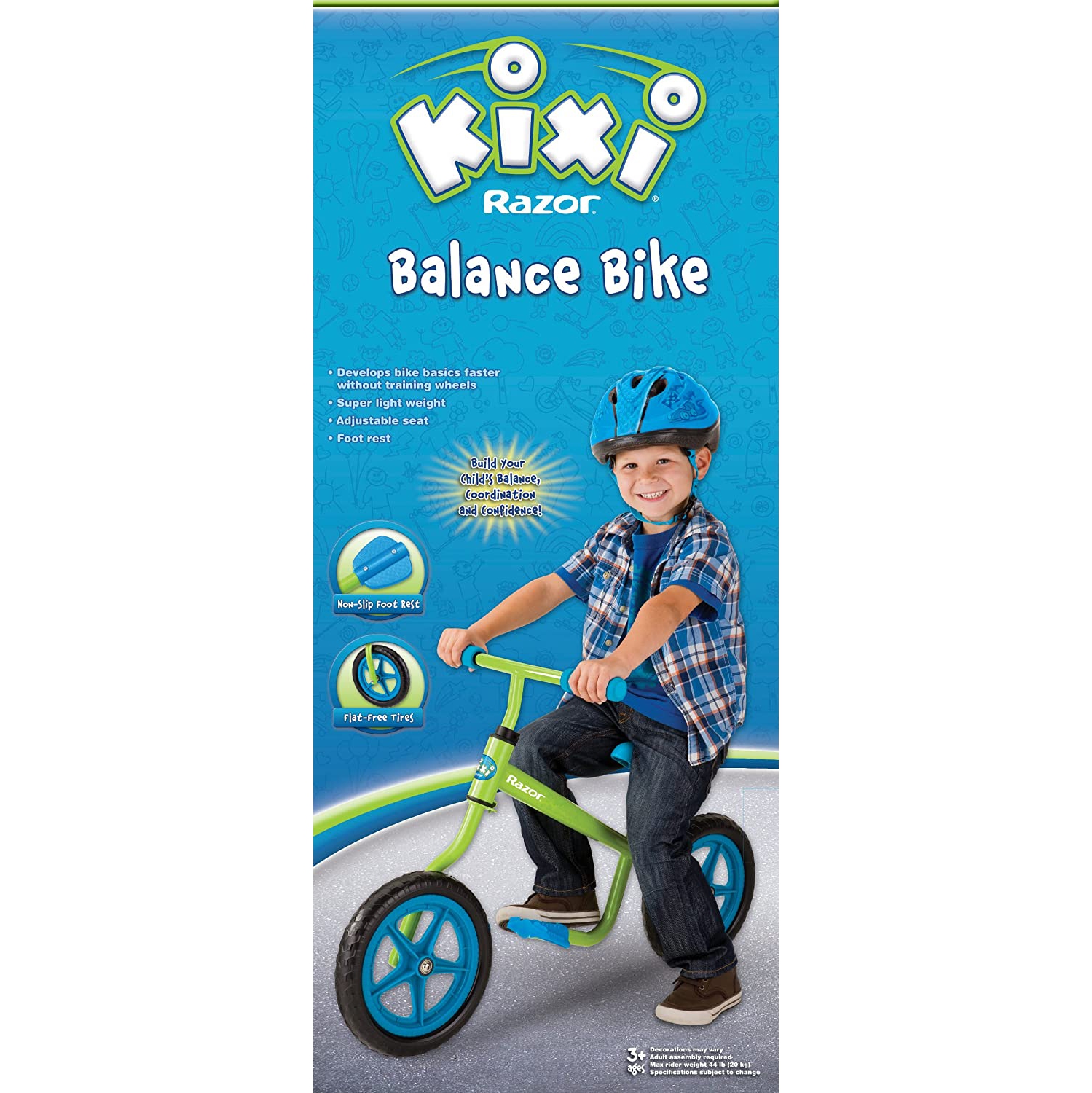 Razor Balance Bike Green/Blue