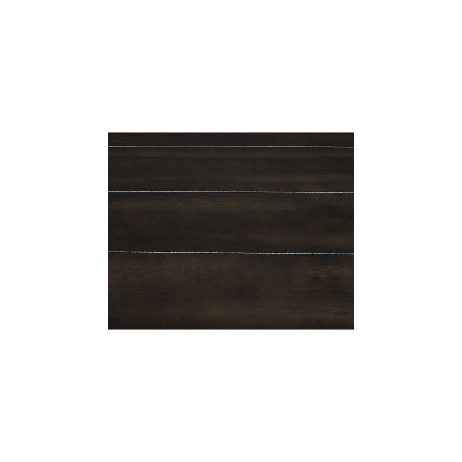 Table de Picket House Furnishings avec dessus en marbre Caleb, fini expresso