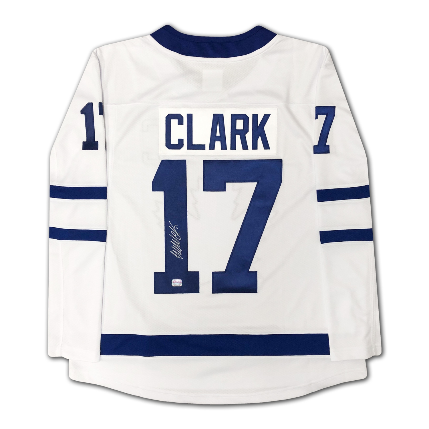 Wendel Clark Autographed White Toronto Maple Leafs Jersey