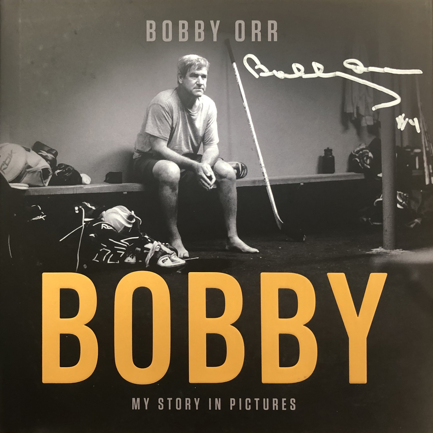Livre signé par Bobby Orr - Bobby&nbsp;: Mon histoire en images