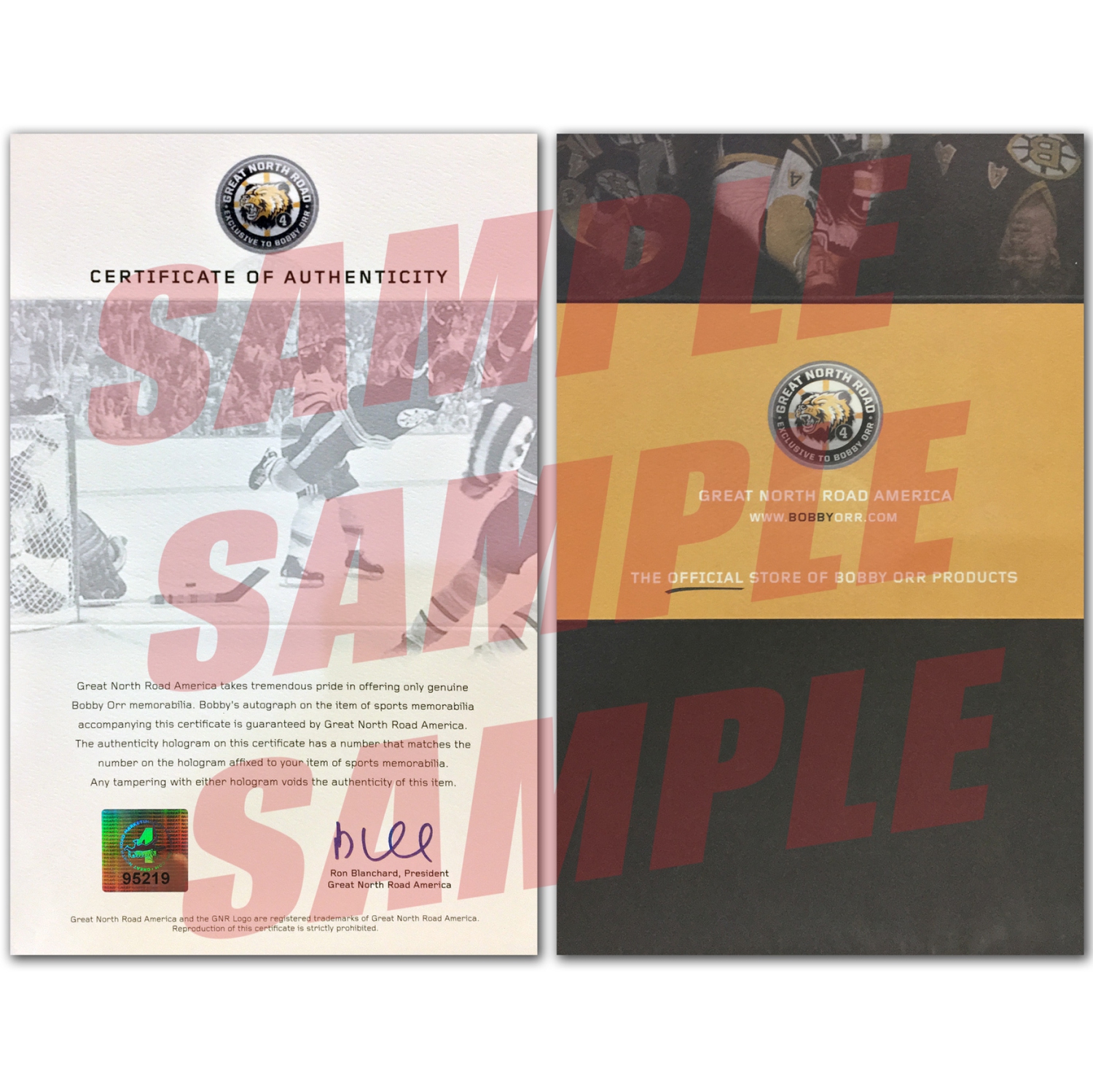 Livre signé par Bobby Orr - Bobby&nbsp;: Mon histoire en images