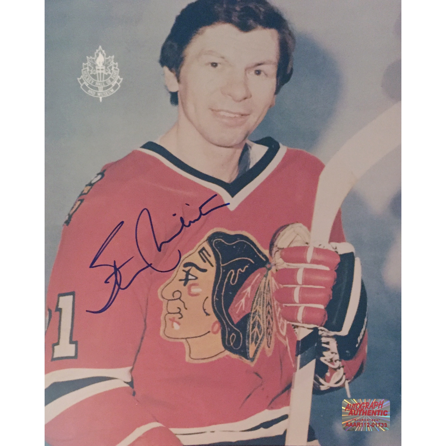 Autographed Stan Mikita 8x10 Photo - Chicago Blackhawks