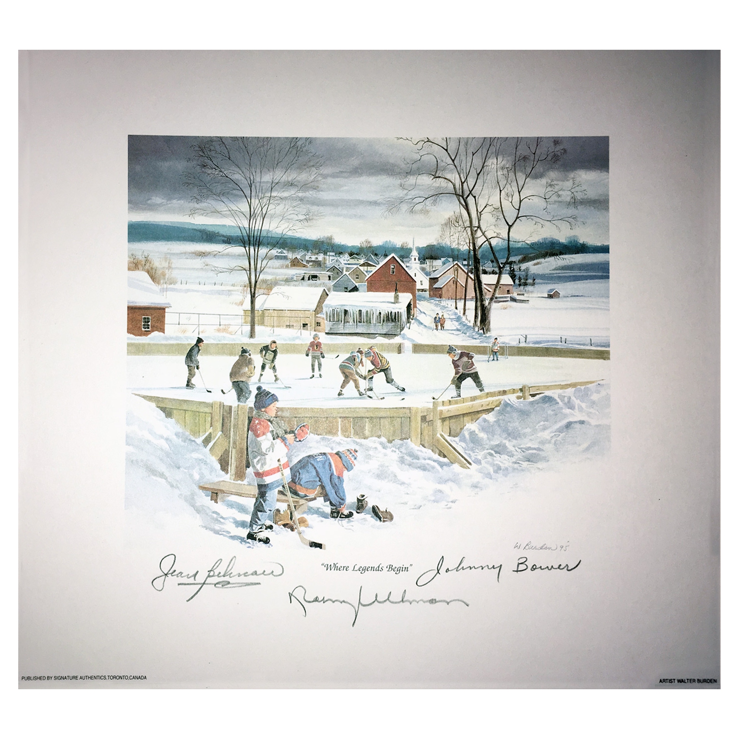 Signed Bower, Beliveau, Ullman Lithograph