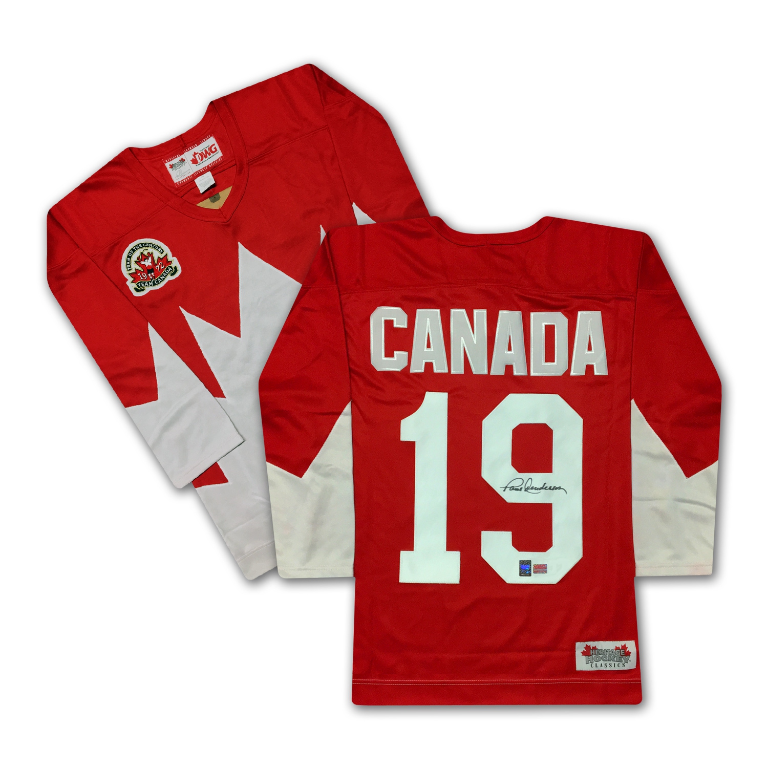 Paul Henderson Team Canada Signed 1972 Red Jersey