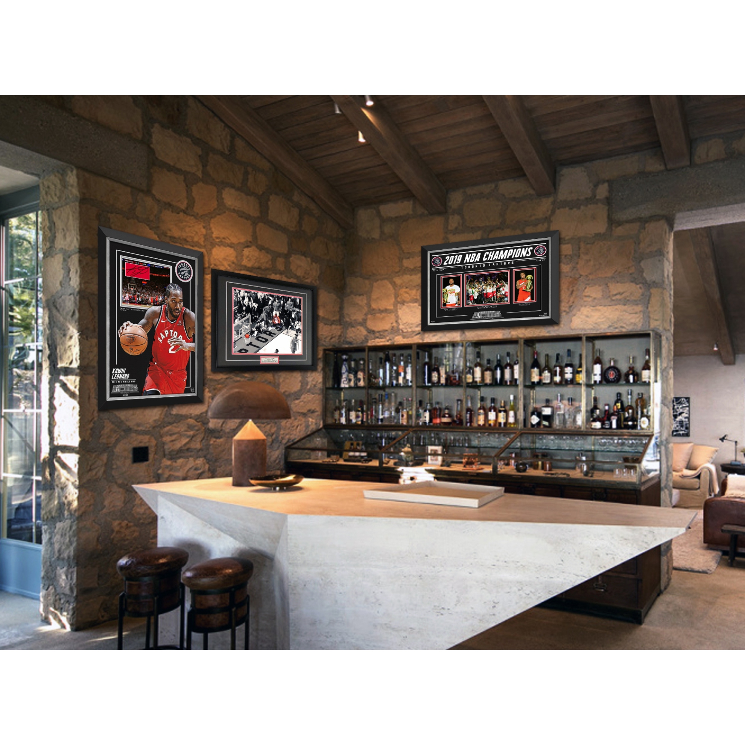 Kawhi Leonard Framed Canvas