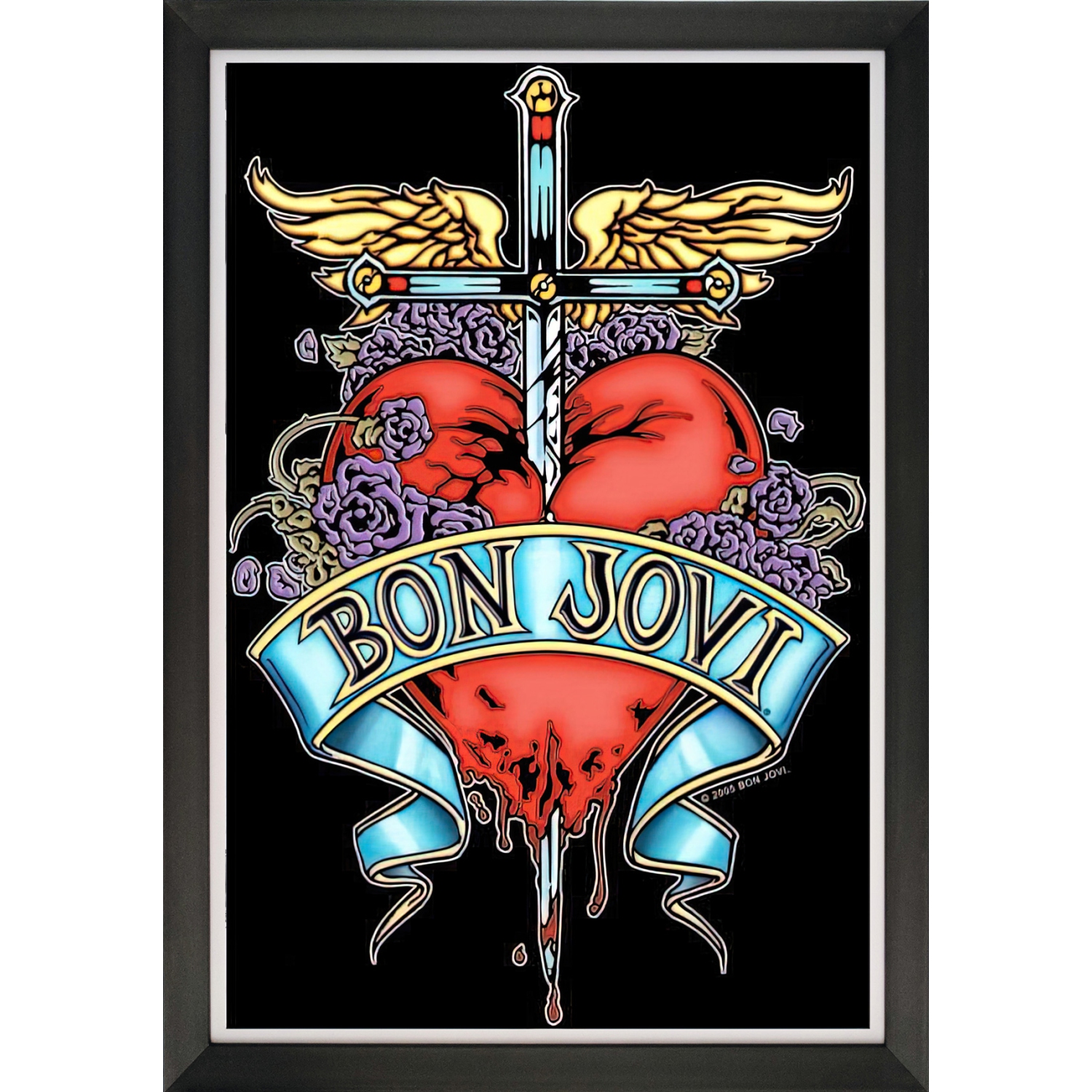 Bon Jovi - Bad Medicine - Framed Art Reprint