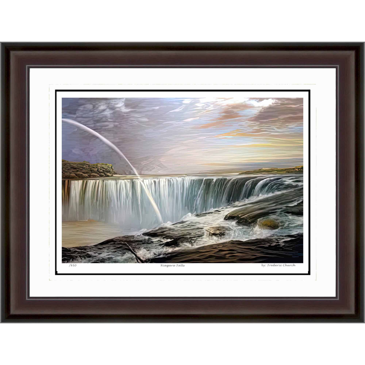 Frederic Church "Niagara Falls" Hudson River School