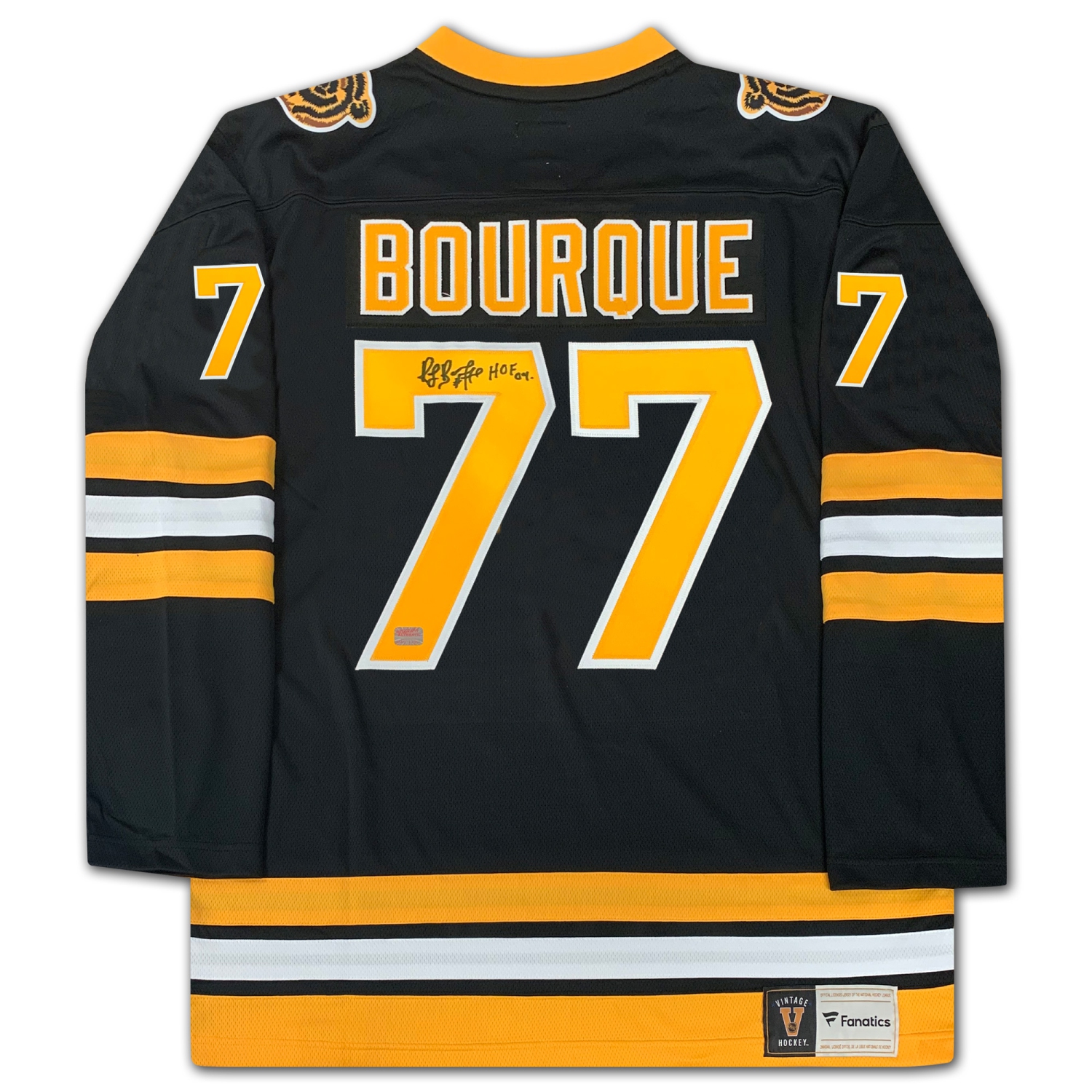 Raymond Bourque Autographed Black Boston Bruins Jersey