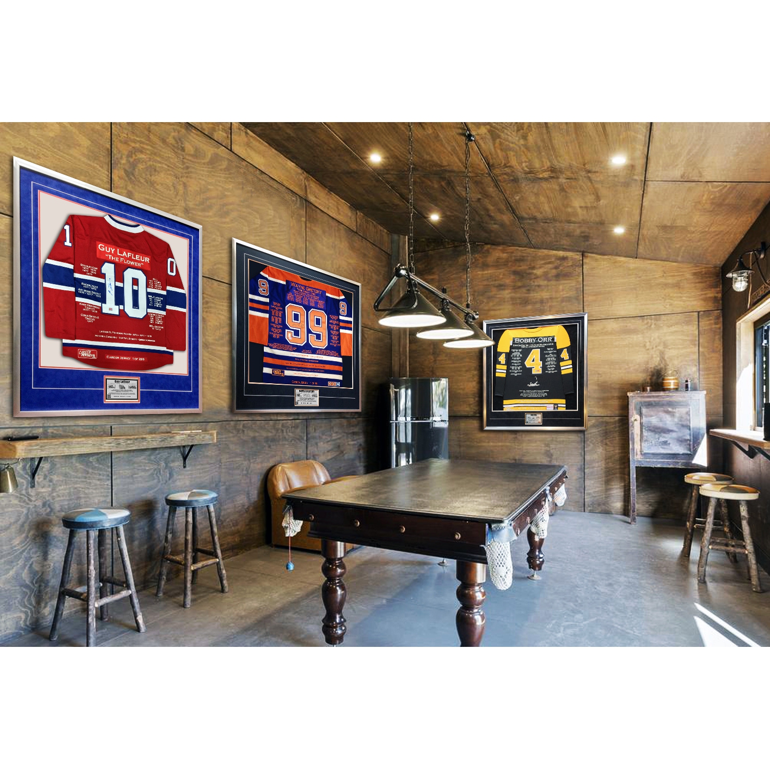 Gordie Howe Career Jersey Signed - Ltd Ed 199 - Detroit Red Wings