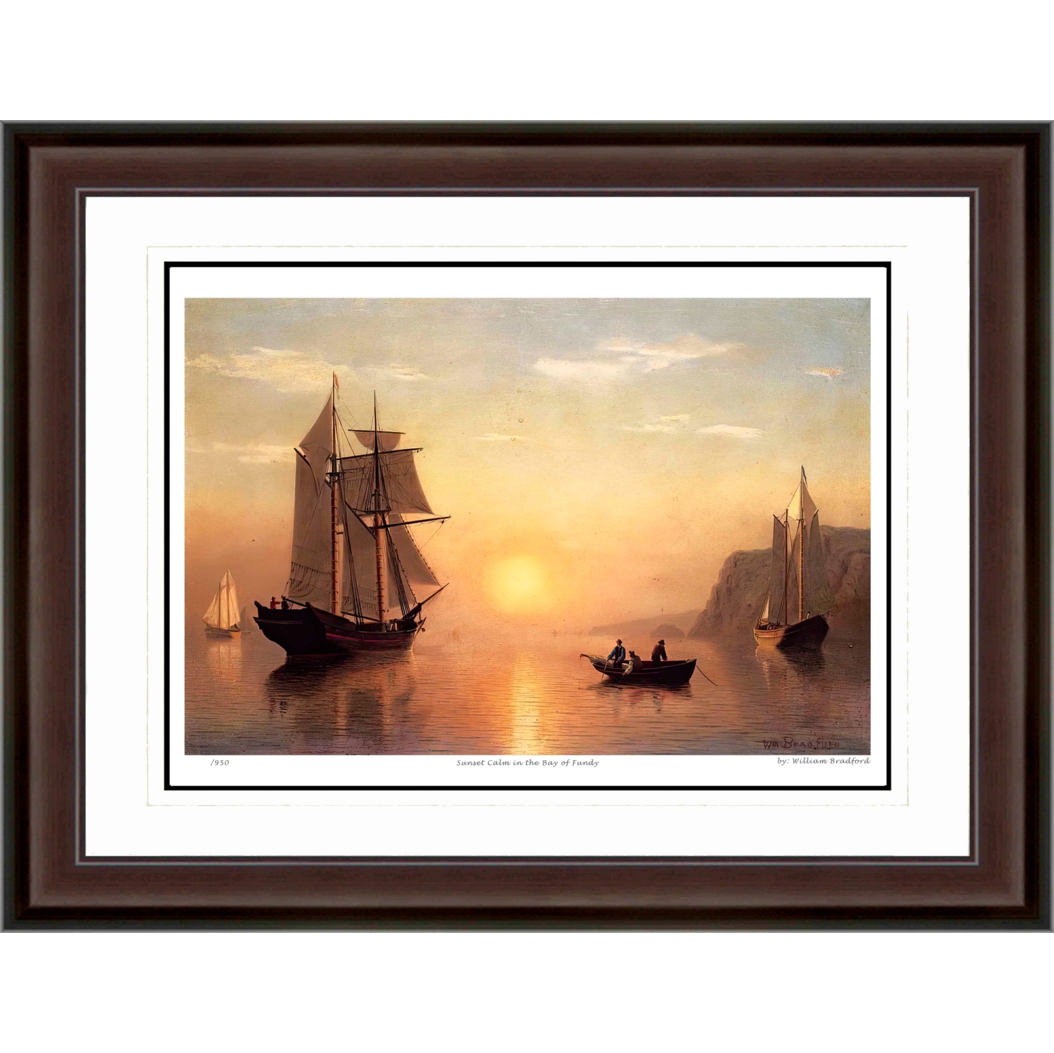 William Bradford «&nbsp;Sunset Calm in the Bay of Fundy&nbsp;»