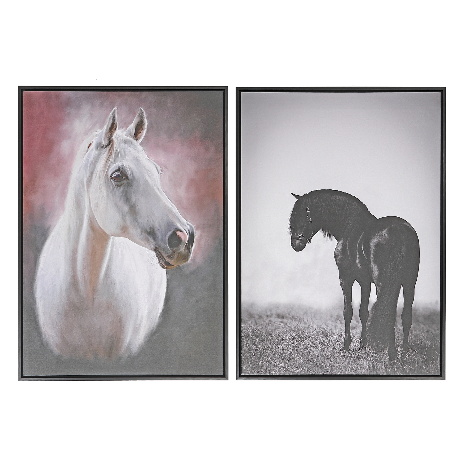 Framed Canvas Wall Art (Asstd) - Set of 2