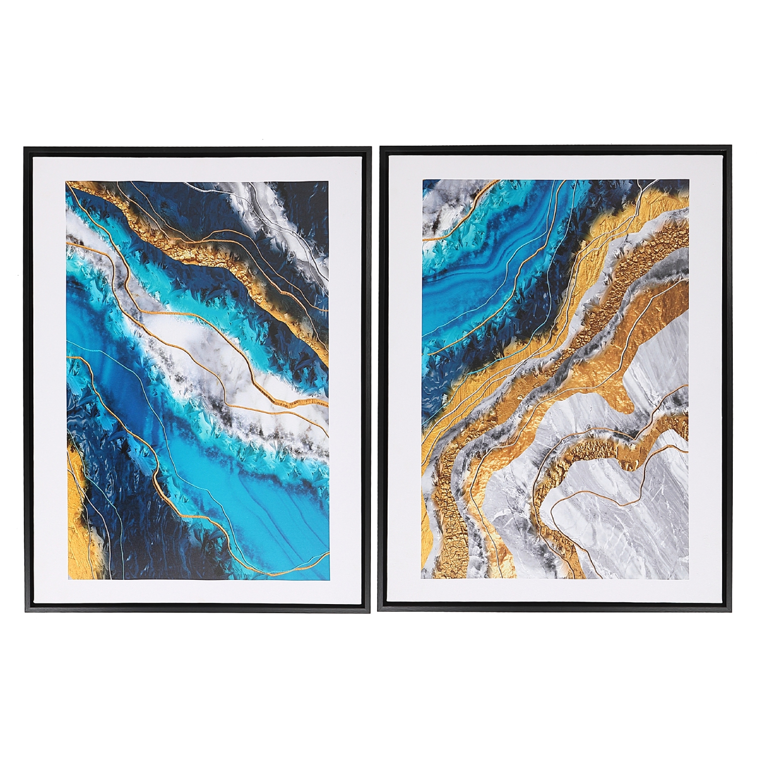 Framed Canvas Wall Art (Asstd) - Set of 2