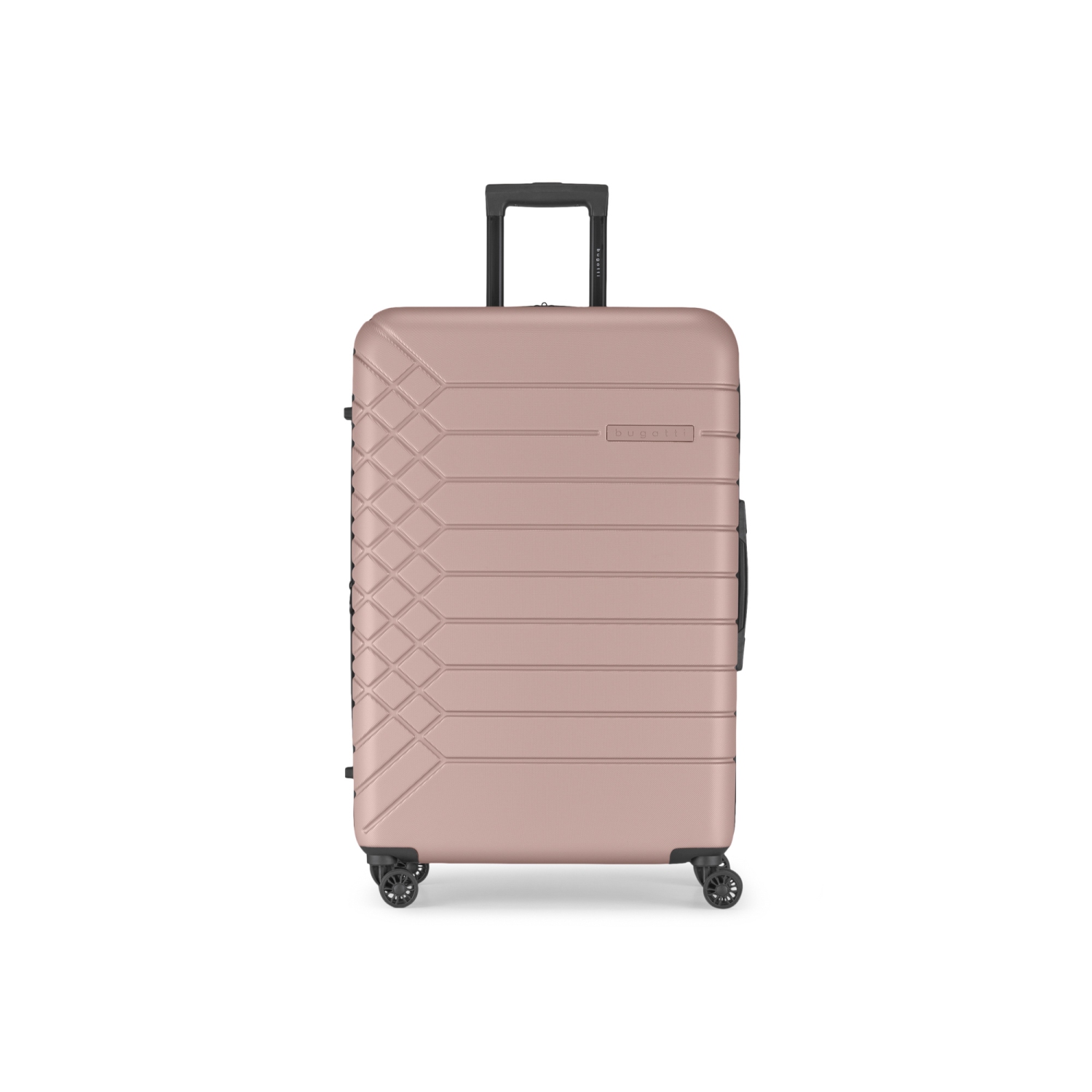 Grande valise rigide avec extension Mecca de Bugatti - Rose