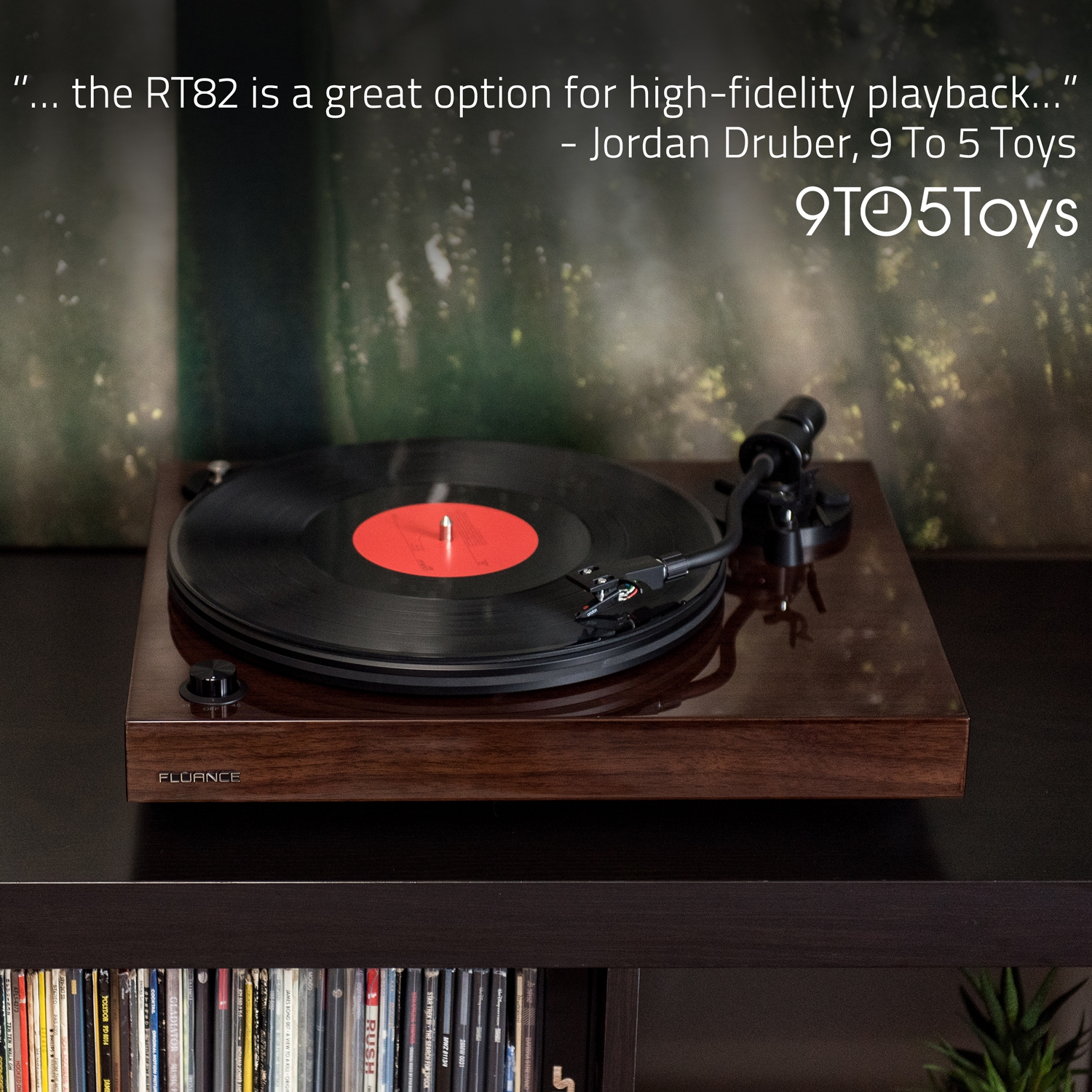 Tourne-disque haute fidélité RT82 de Fluance, préamplificateur PA10 et haut-parleurs d’étagère stéréo 6,5 po amplifiés Ai61