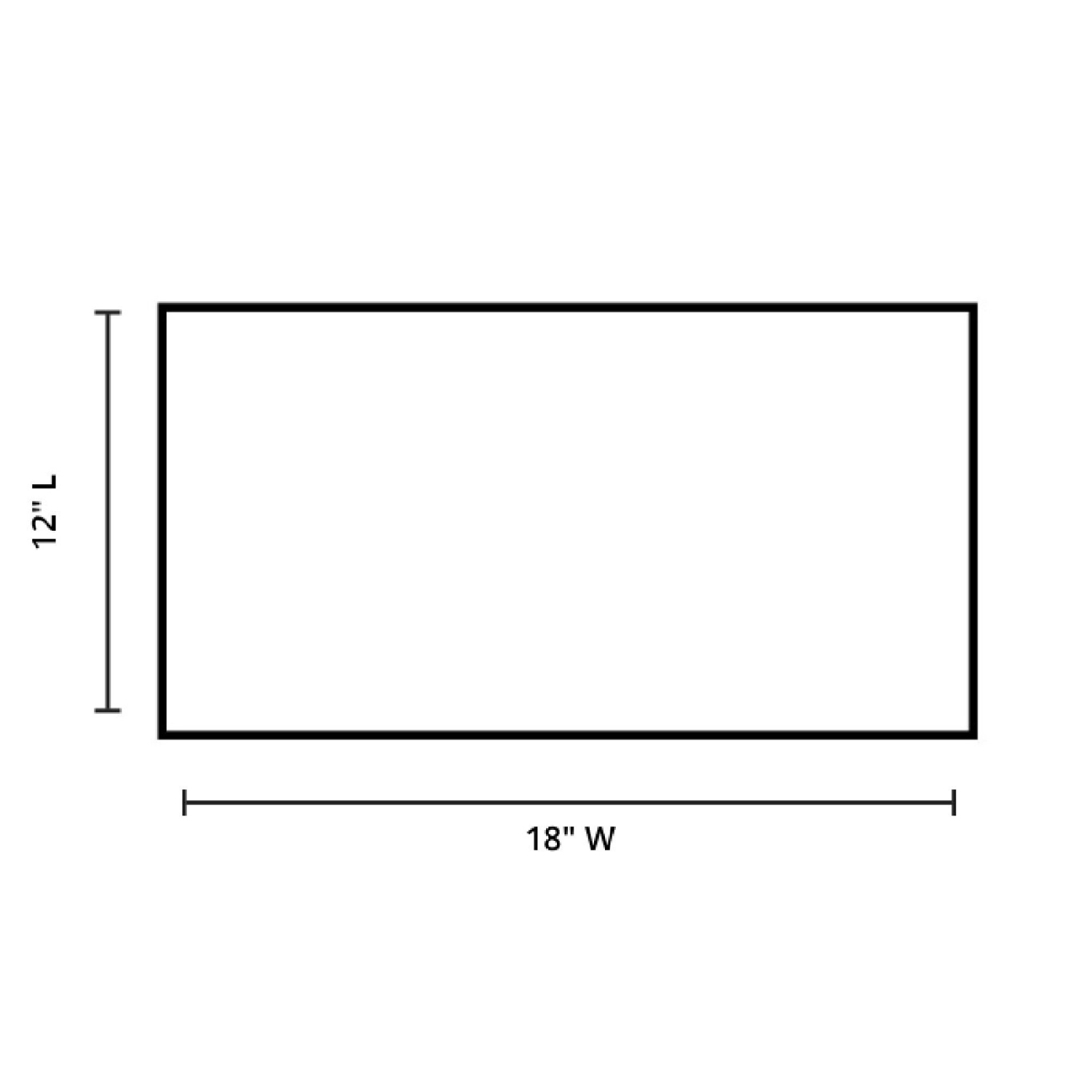 Vinyl Placemat (Black) - Set of 12