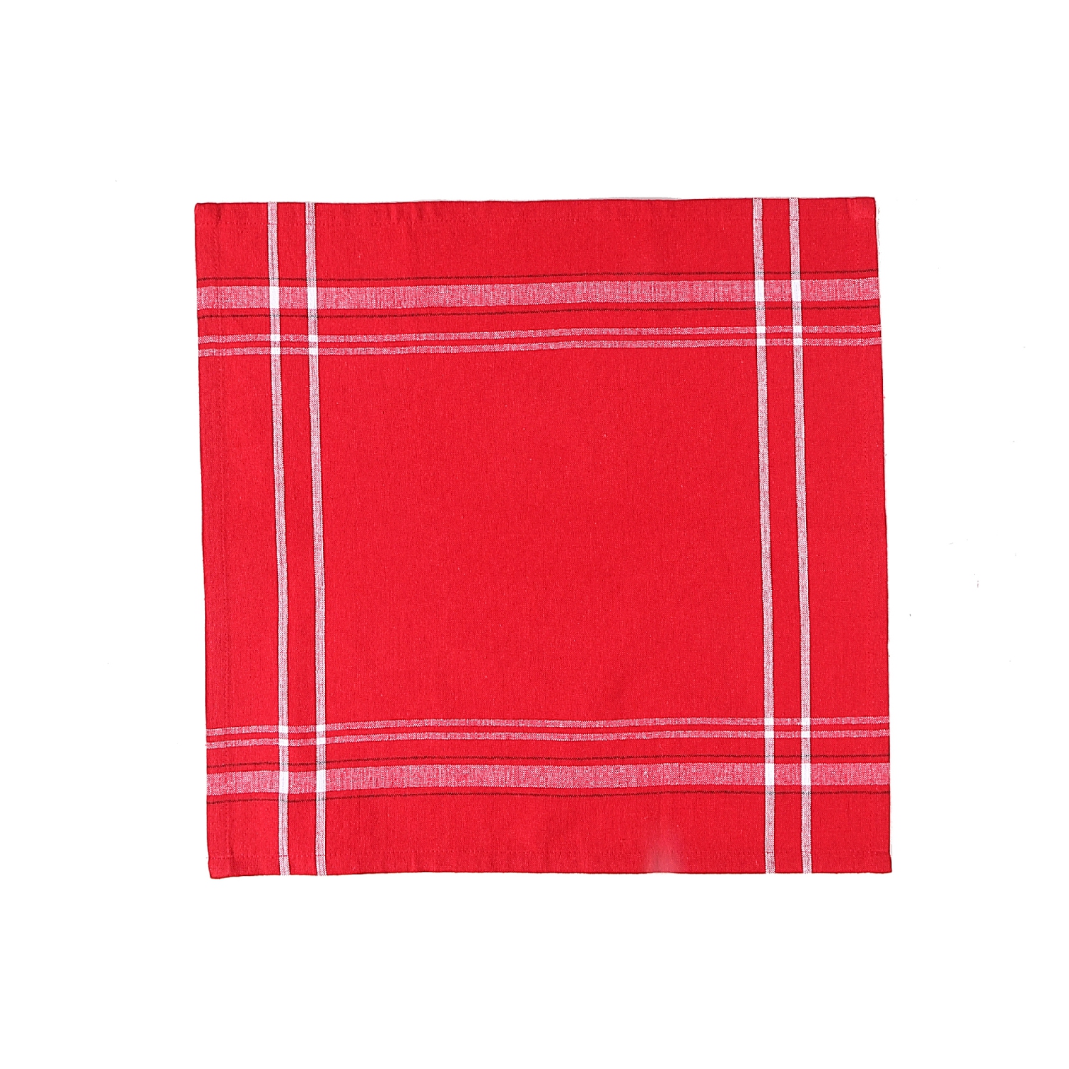 French Border Napkin (Red)