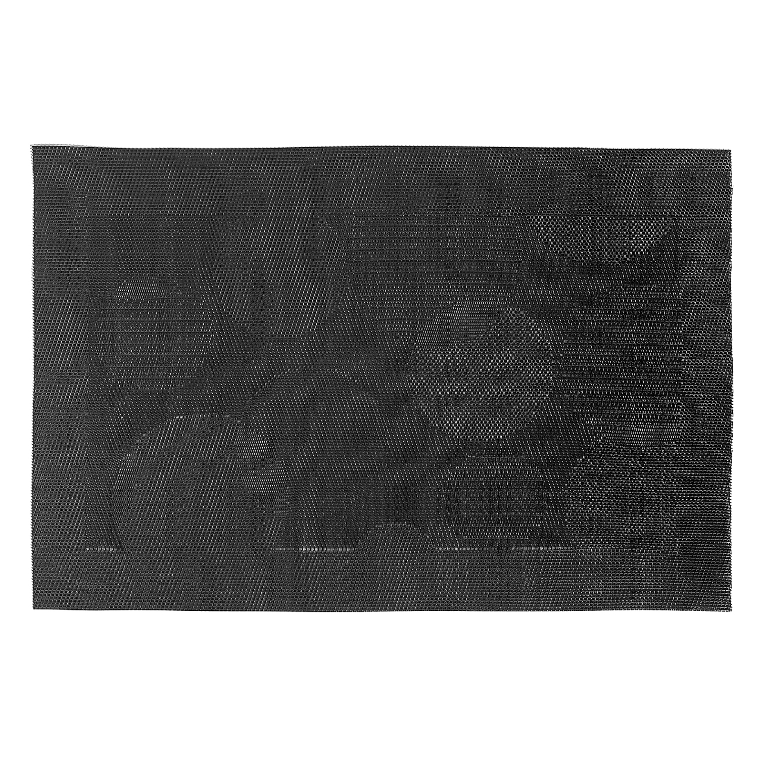 Vinyl Placemat (Black) - Set of 12