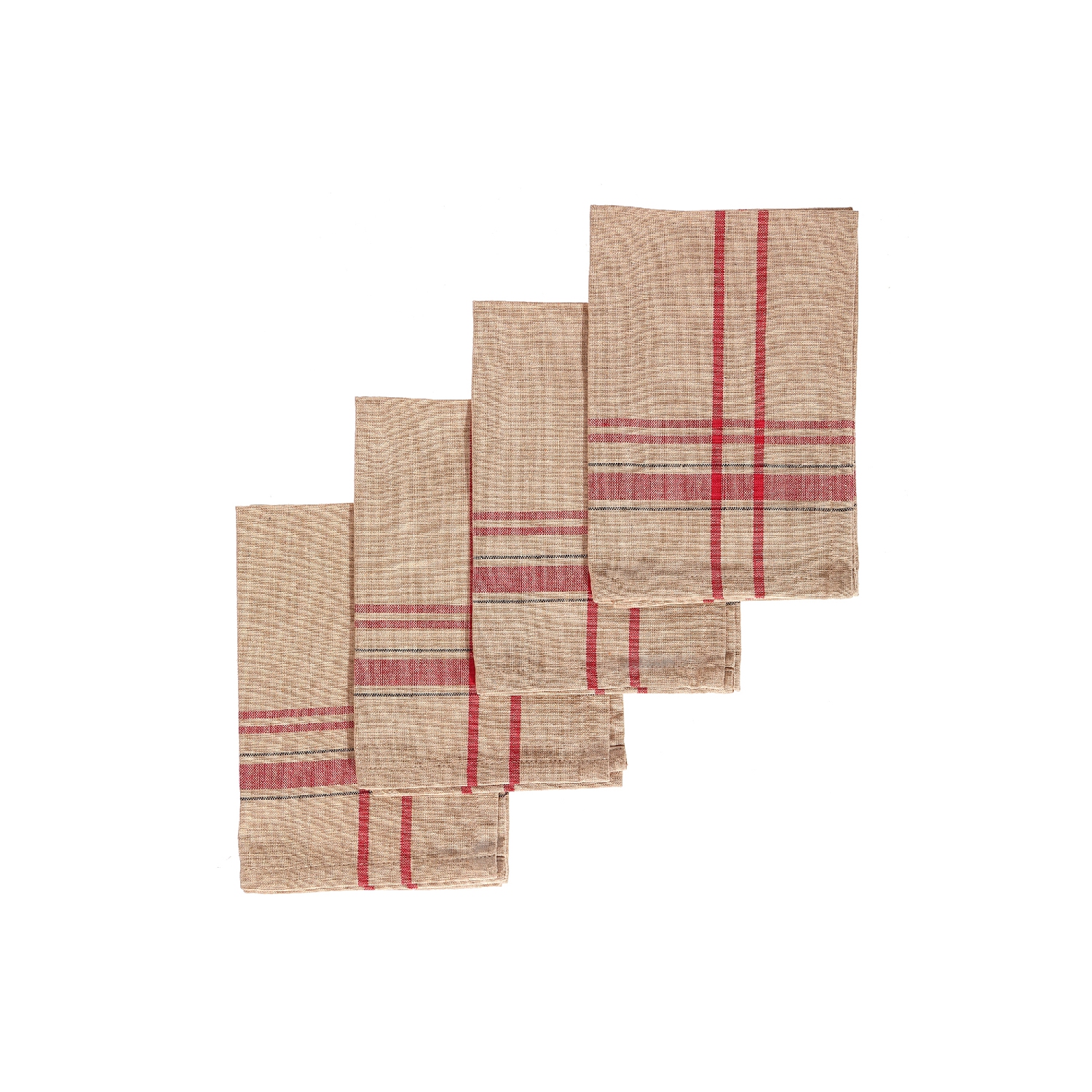 French Border Napkin (Taupe)