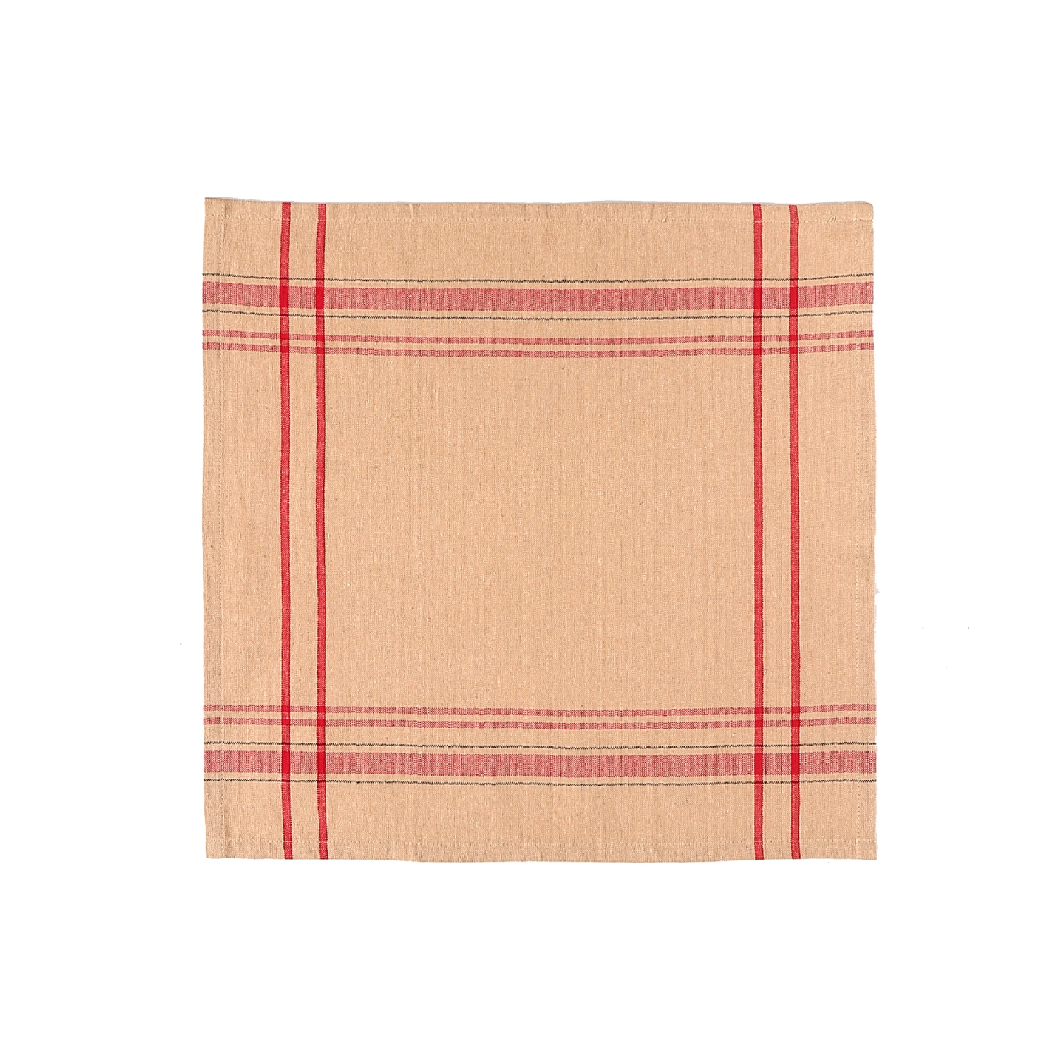 French Border Napkin (Taupe)
