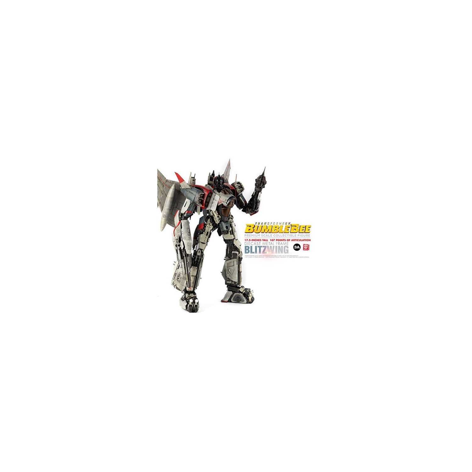 Transformers Bumblebee Movie Blitzwing Premium Scale Action Figure