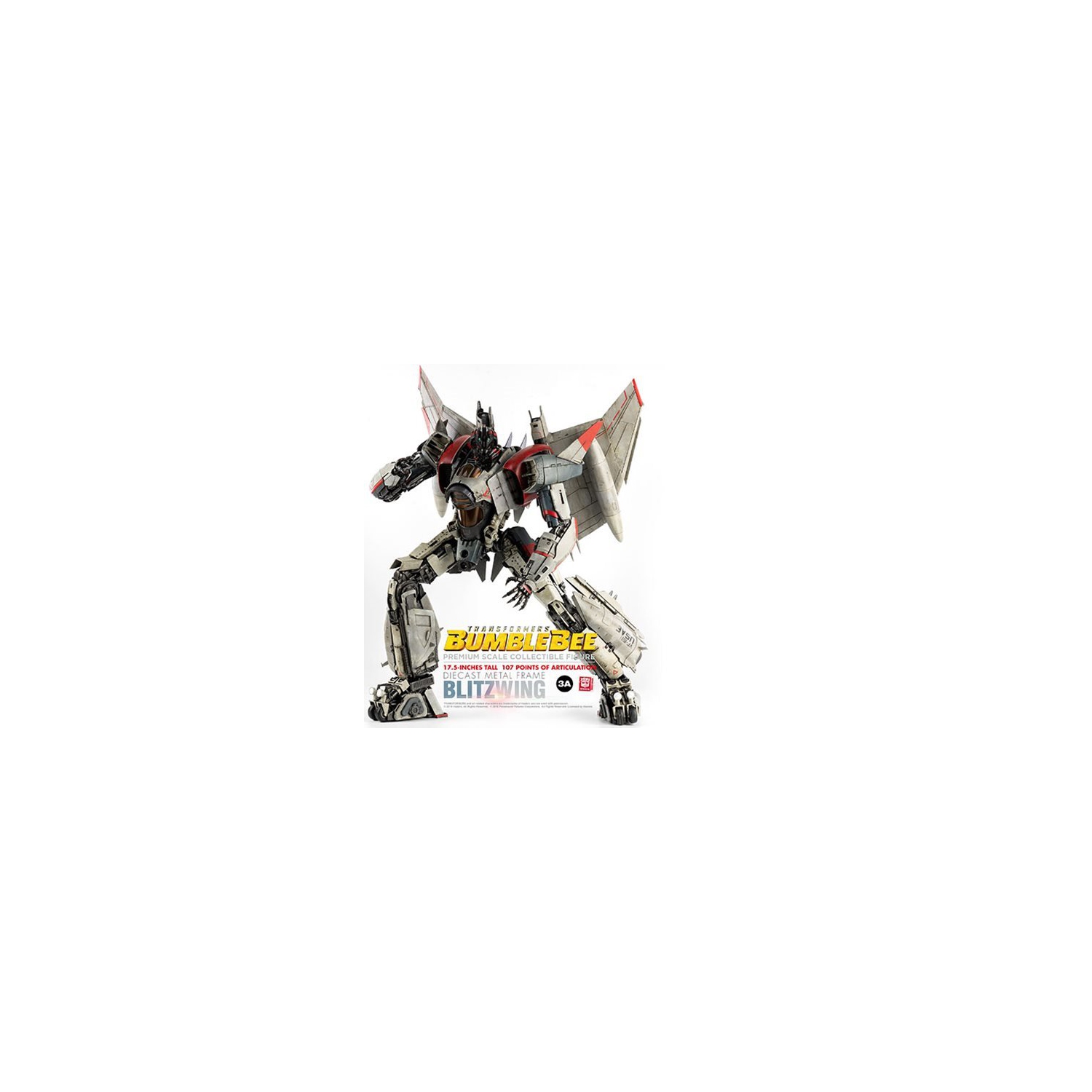 Transformers Bumblebee Movie Blitzwing Premium Scale Action Figure