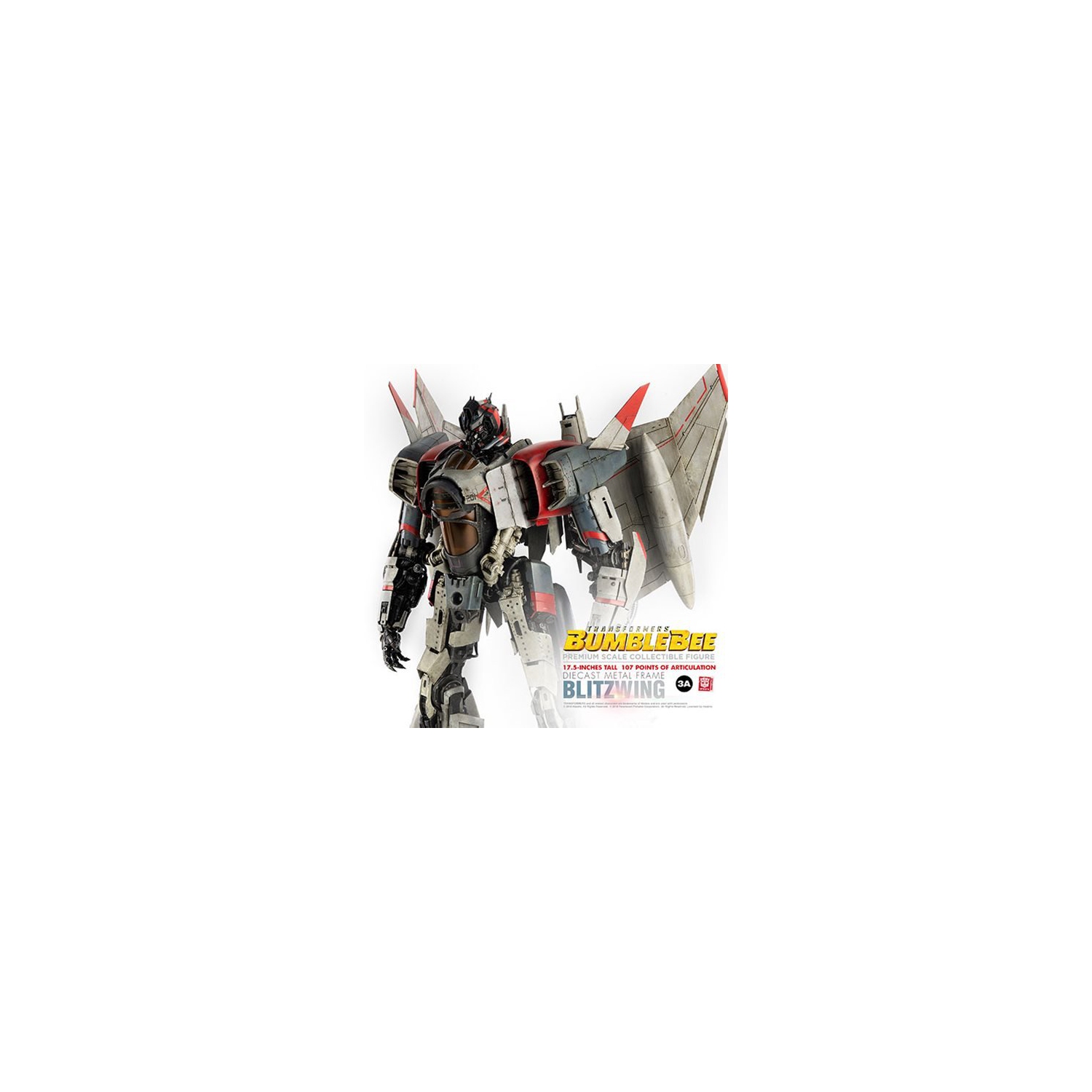 Transformers Bumblebee Movie Blitzwing Premium Scale Action Figure