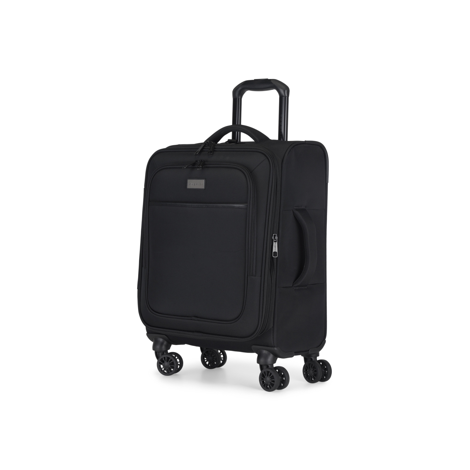 Bugatti -The Ultimate - Hardside Carry-on Luggage with Expansion - Black