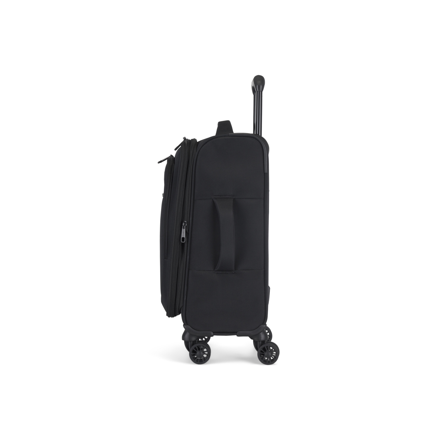 Bugatti -The Ultimate - Hardside Carry-on Luggage with Expansion - Black