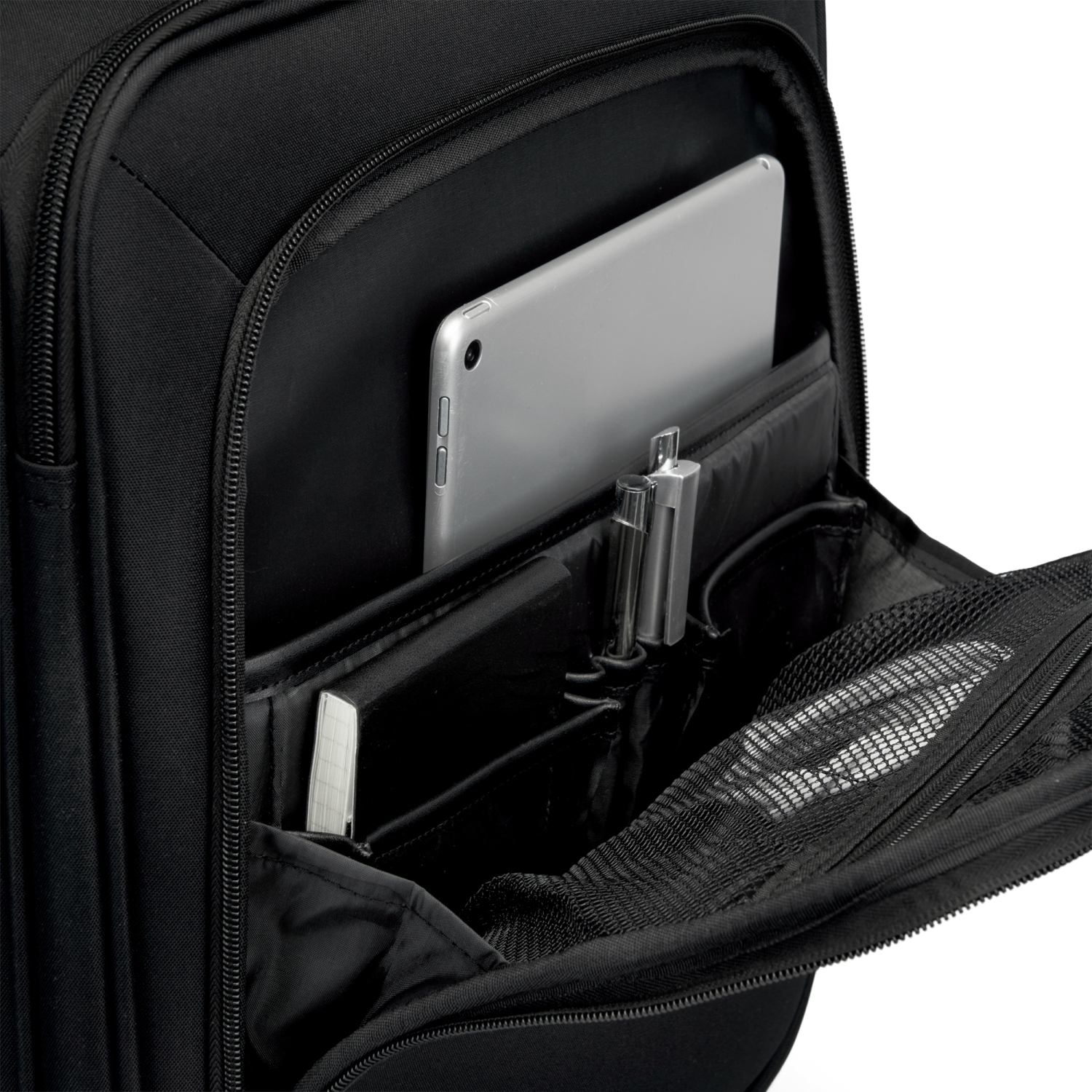 Bugatti -The Ultimate - Hardside Carry-on Luggage with Expansion - Black