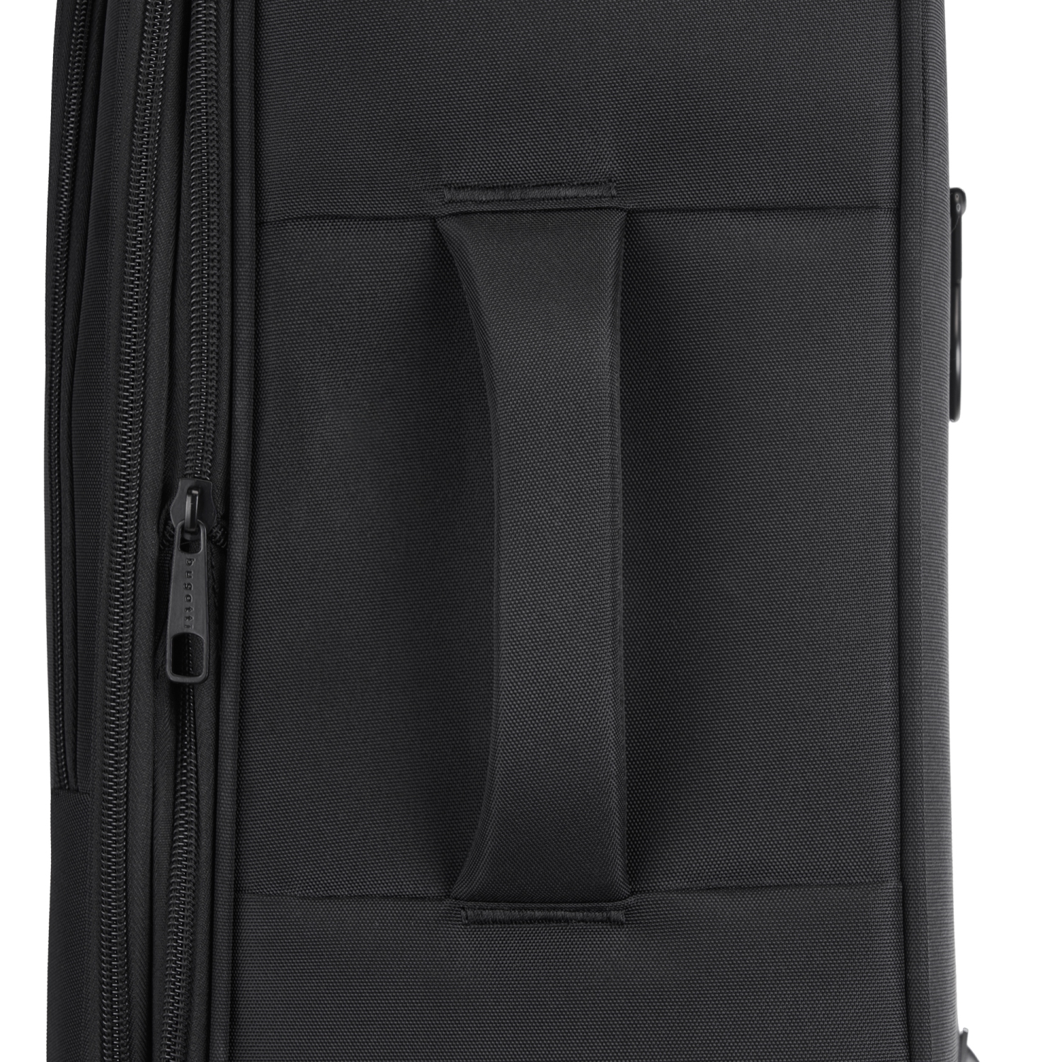 Bugatti -The Ultimate - Hardside Carry-on Luggage with Expansion - Black