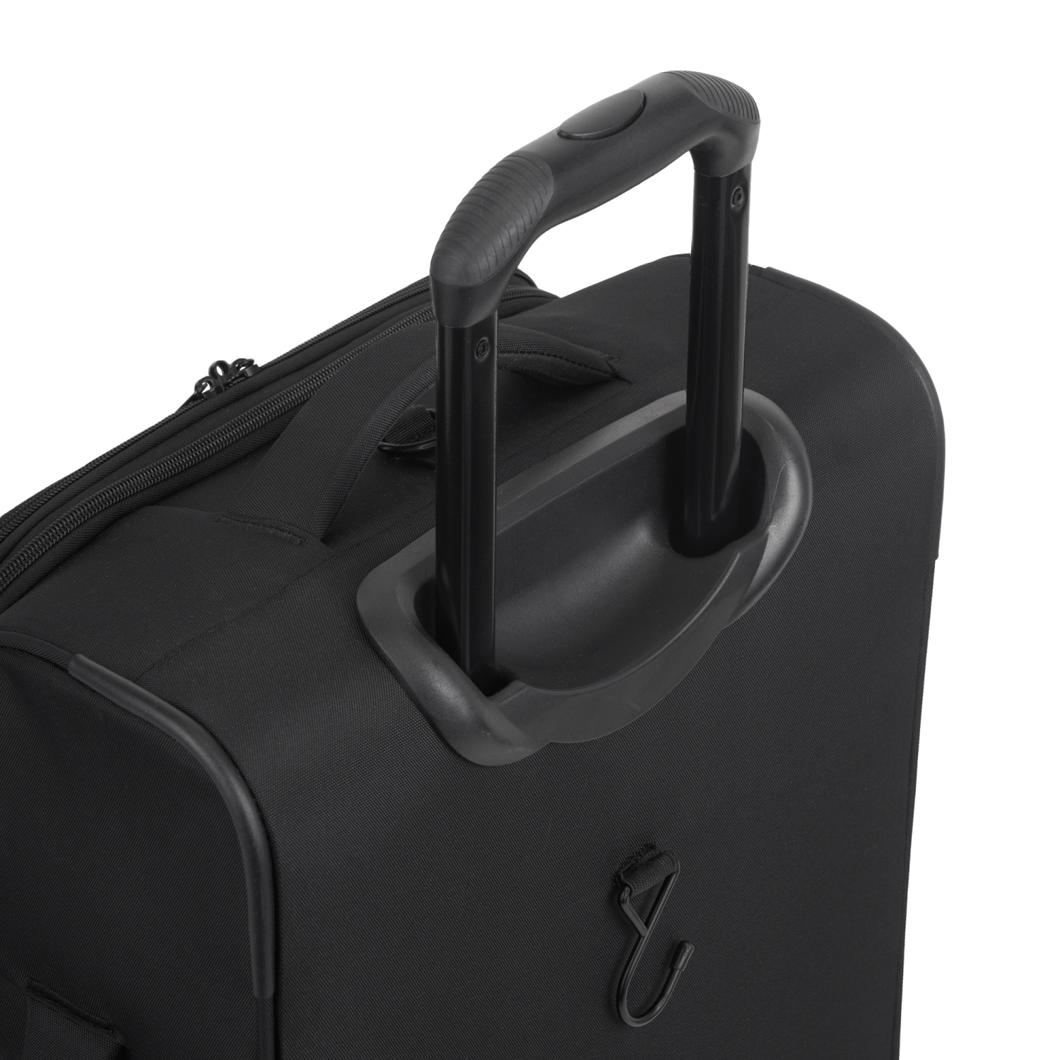 Bugatti -The Ultimate - Hardside Carry-on Luggage with Expansion - Black