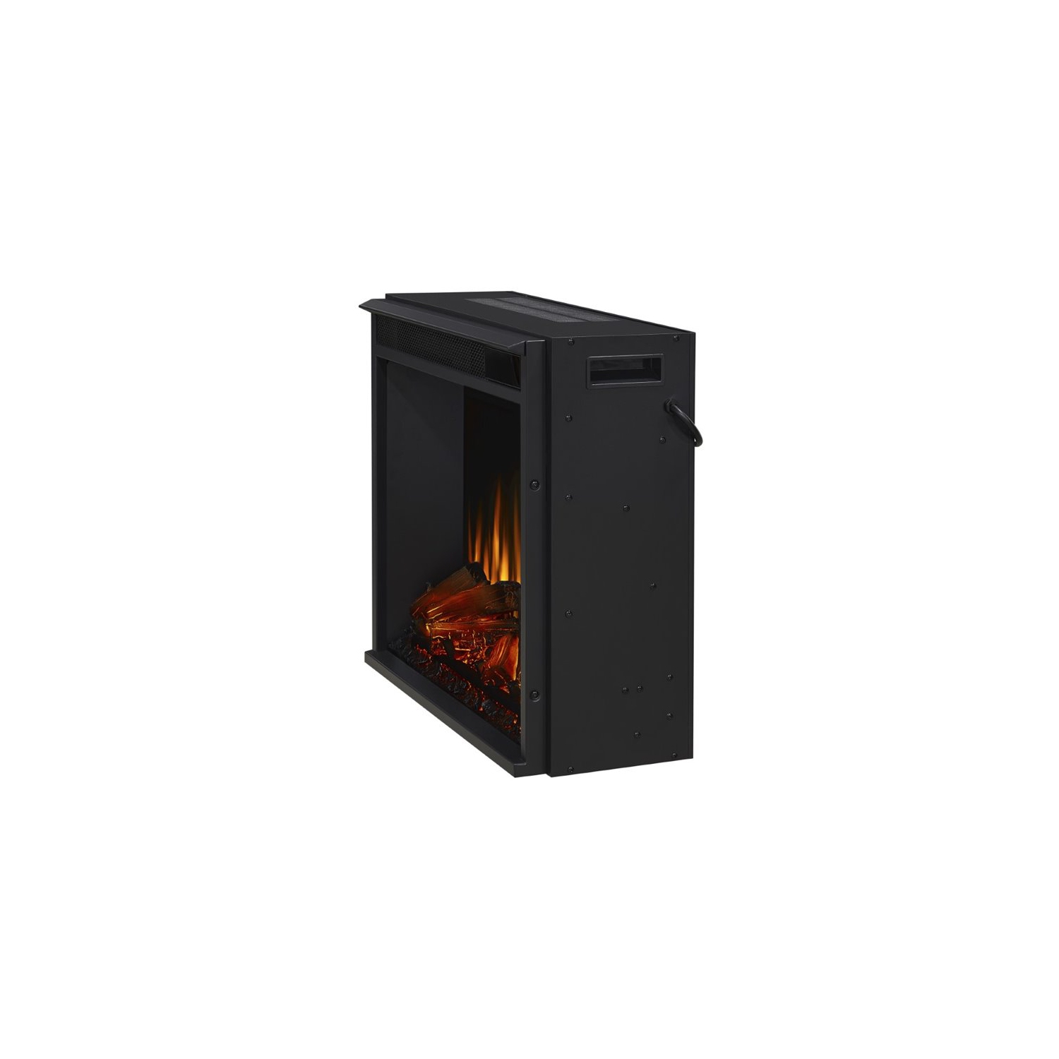 Bowery Hill Modern Wood Chocolate Traditional Entertainment Electric Fireplace