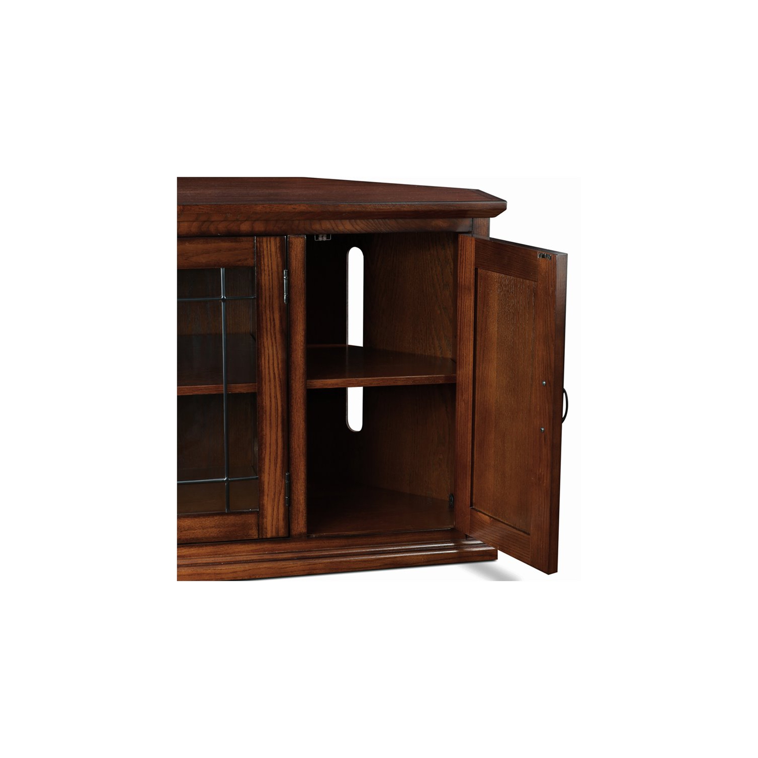 Bowery Hill 60" TV Stand in Burnished Oak