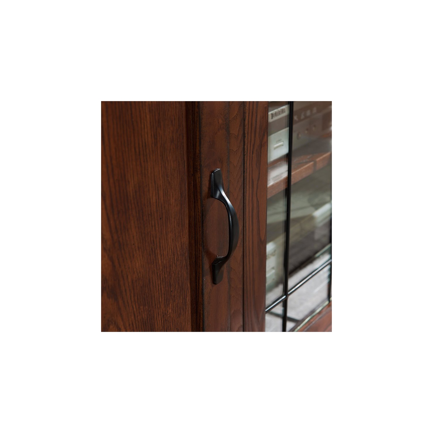 Bowery Hill 60" TV Stand in Burnished Oak