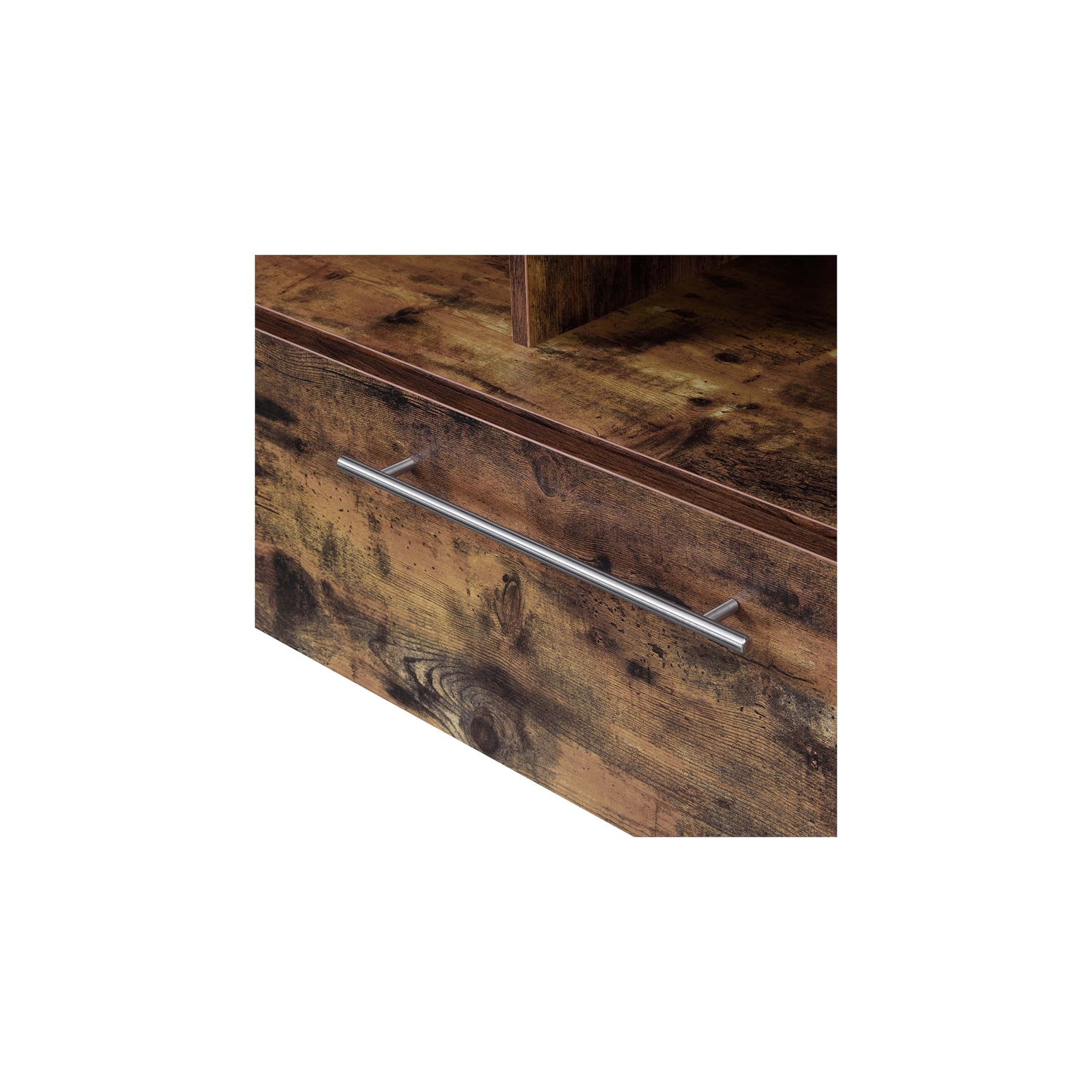 Meuble pour téléviseur de 60 po Newport Marbella avec armoires et tablettes, bois muscade