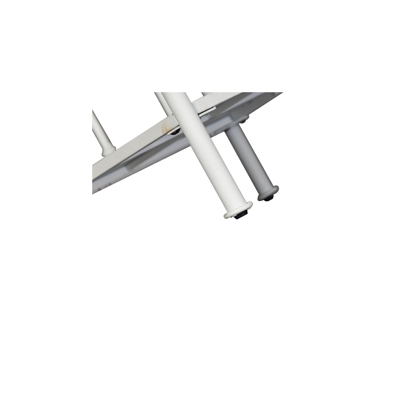 Vintage Series Metal Open Night Stand - Antique White