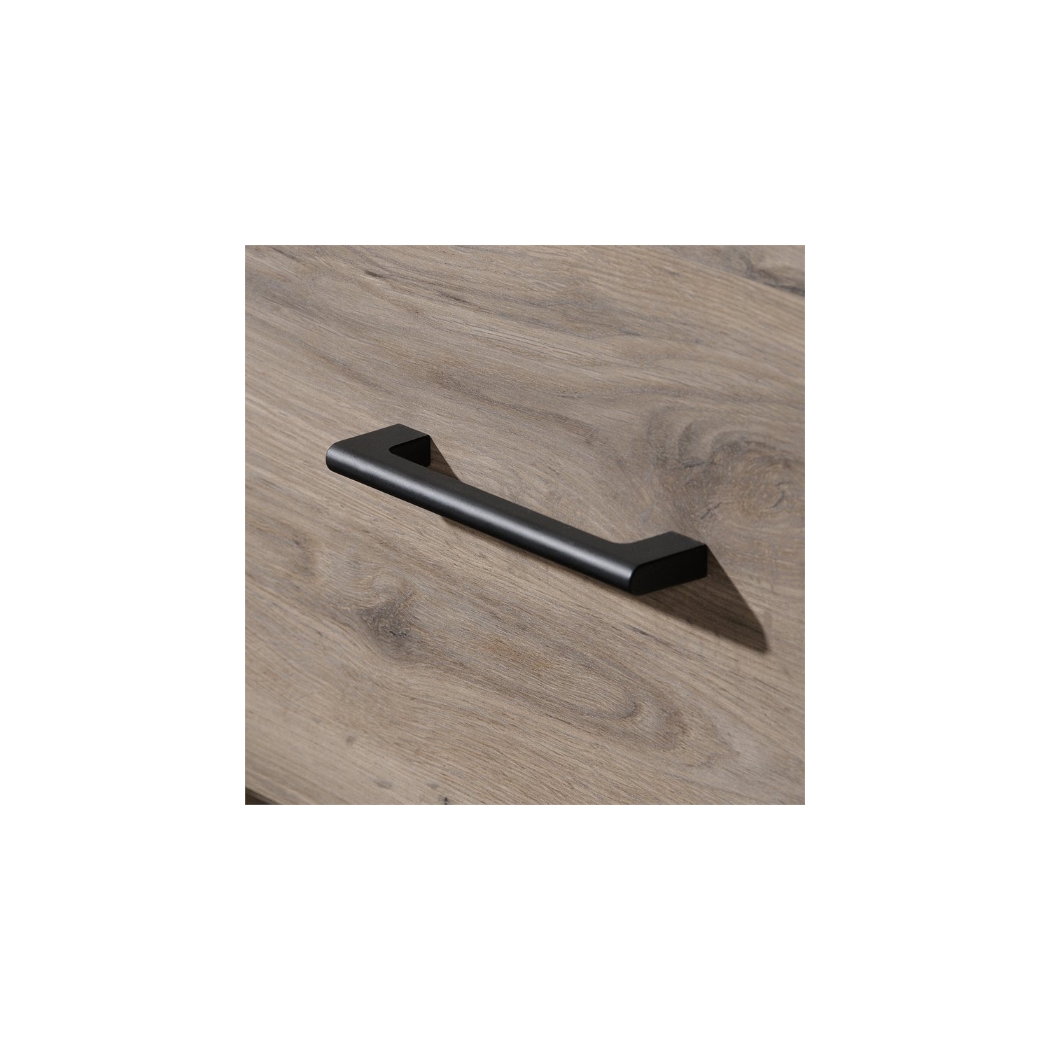 Bureau d’ordinateur contemporain en L en bois de la collection Pemberly Row, chêne Laurel